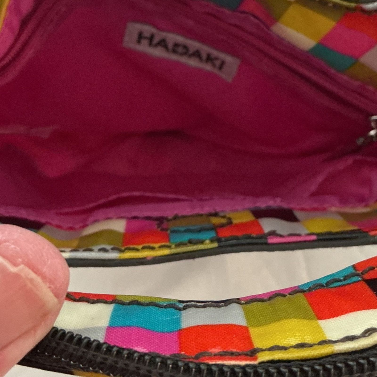 Other Hadaki Multicolor Geometric Crossbody Handbag Top Handle Size ONE SIZE - 3 Thumbnail