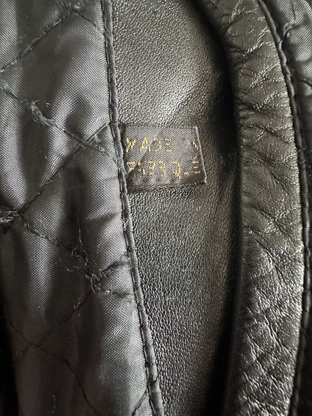 Other **RARE** Wilhelm Krawehl Black and White Leather Moto Jacket Size US S / EU 44-46 / 1 - 4 Thumbnail