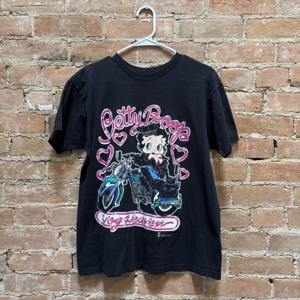 Vintage 1994 Betty Boop Hog Heaven big print tshirt