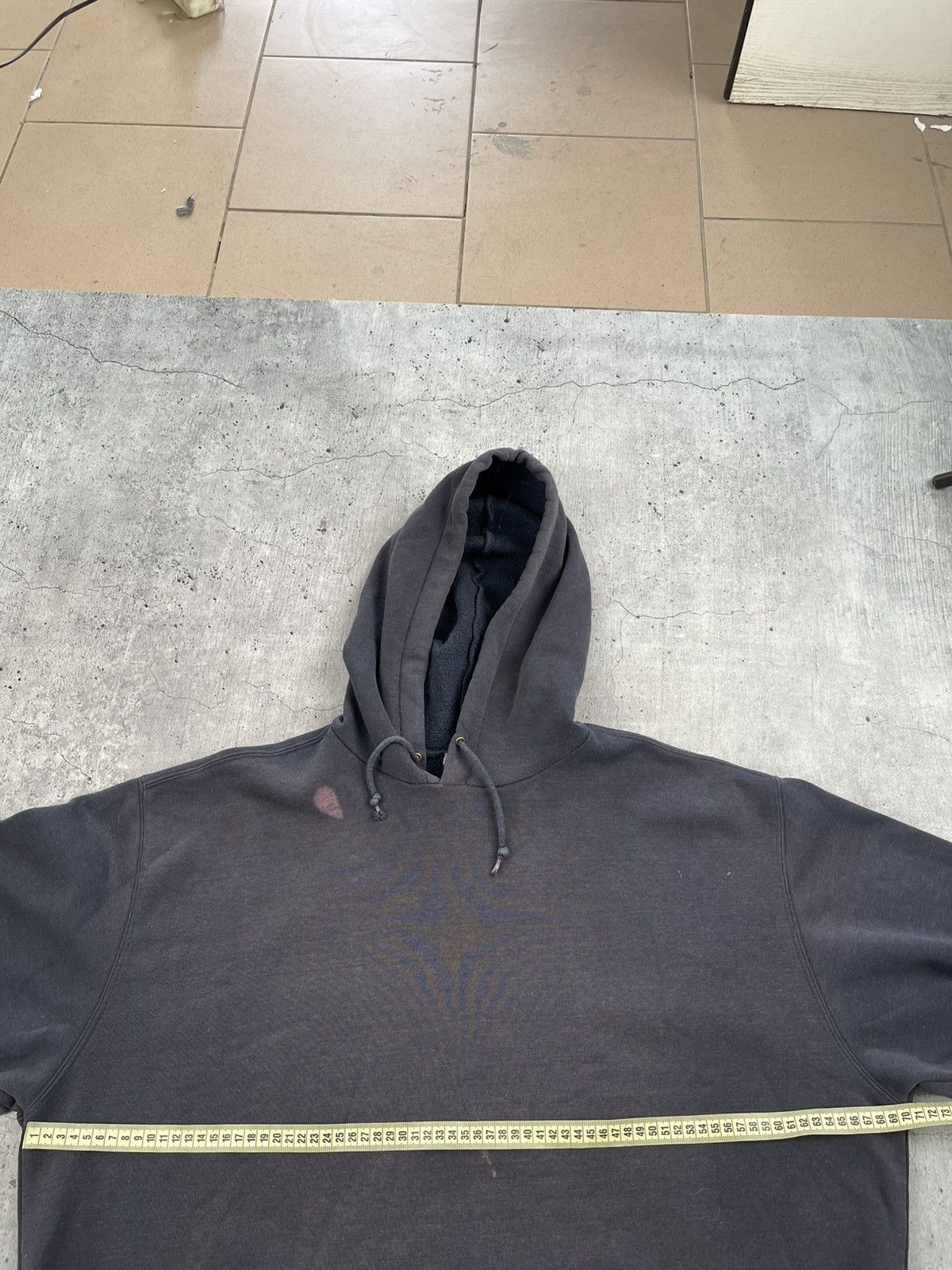 Carhartt CARHARTT Distressed Detroit Big Logo Hoodie Sun-Faded Baggy Size US XL / EU 56 / 4 - 7 Thumbnail