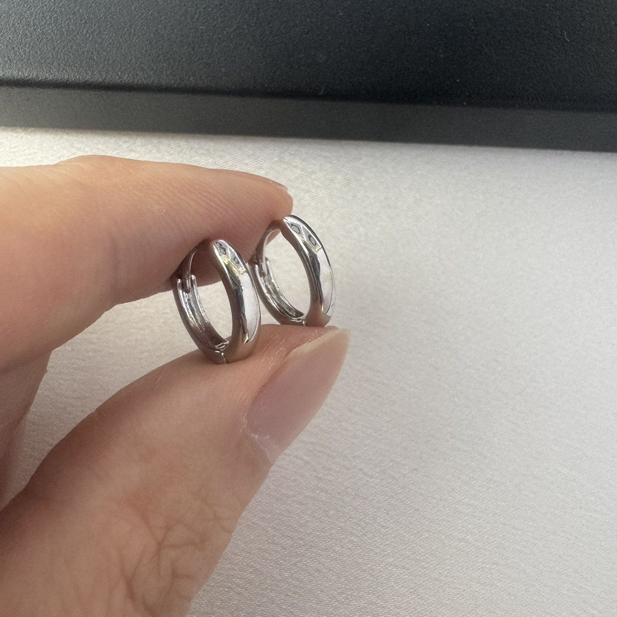 Other Small Hoop Earrings for Men Women Streetwear Unisex Style Size ONE SIZE - 4 Thumbnail