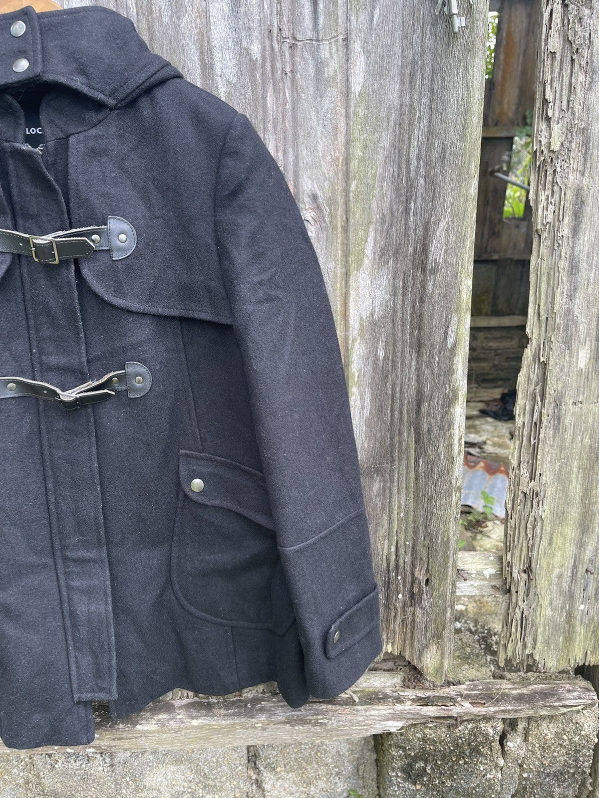 Designer Clockhouse Wool Blend Toggle Coat — Black (M) Size US M / EU 48-50 / 2 - 5 Thumbnail