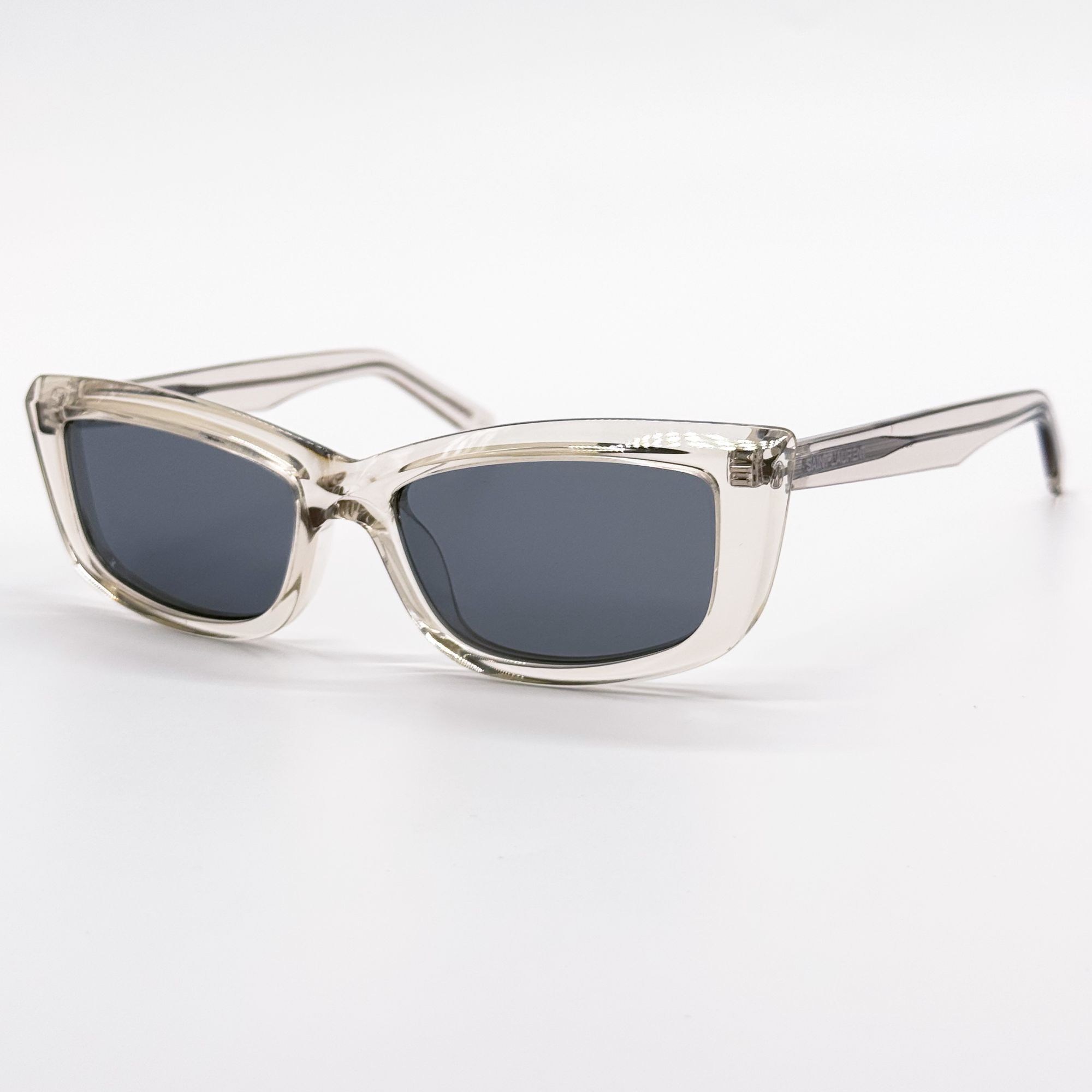 Saint Laurent Paris NEW SAINT LAURENT SUNGLASSES SL658 003 TRANSPARENT GRAY WOME Size ONE SIZE - 2 Thumbnail