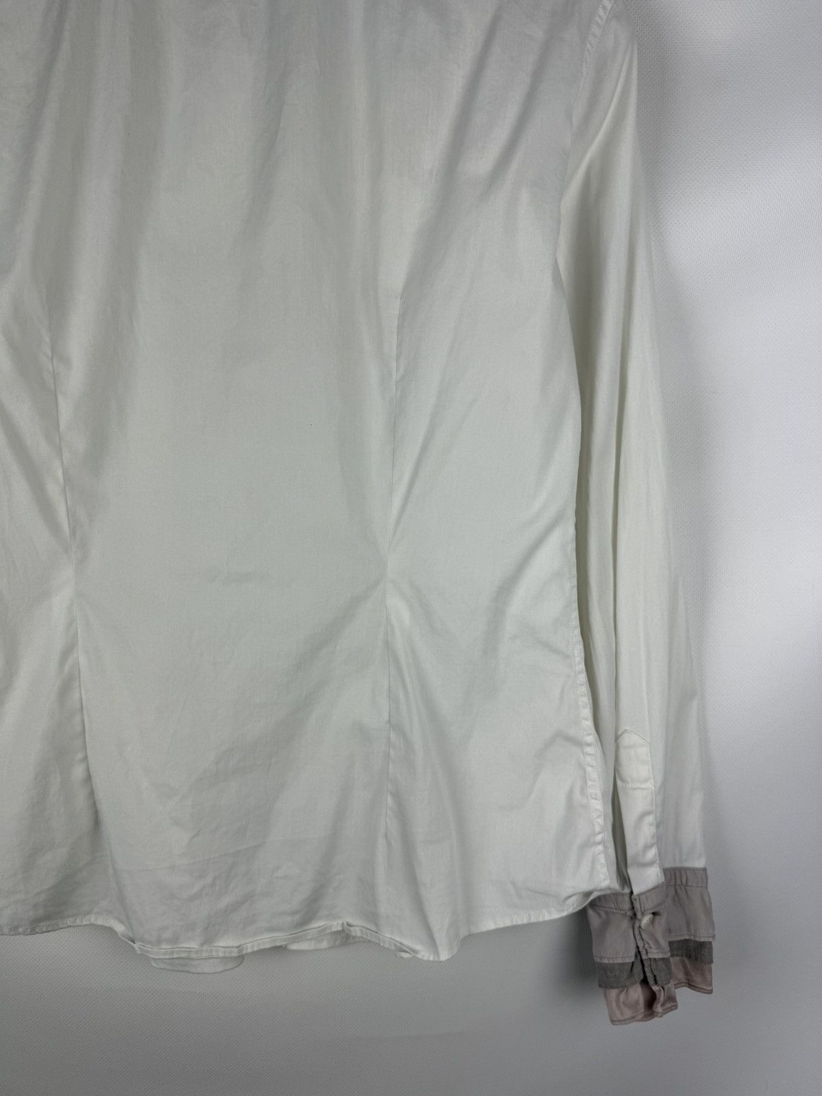 Brunello Cucinelli Brunello Cucinelli Long Sleeve Button Up Cotton / Silk Shirt Size M / US 6-8 / IT 42-44 - 19 Thumbnail