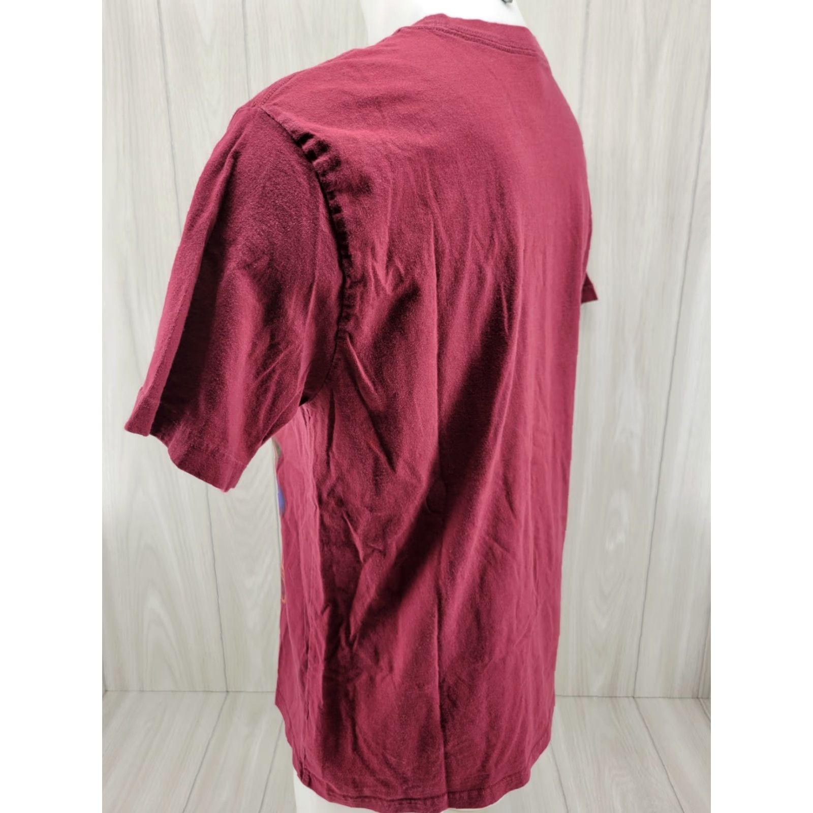 Disney Disney Studio Collection T-Shirt Mickey & Donald Short Sleeve Maroon L Men's Shirt Size US L / EU 52-54 / 3 - 7 Thumbnail
