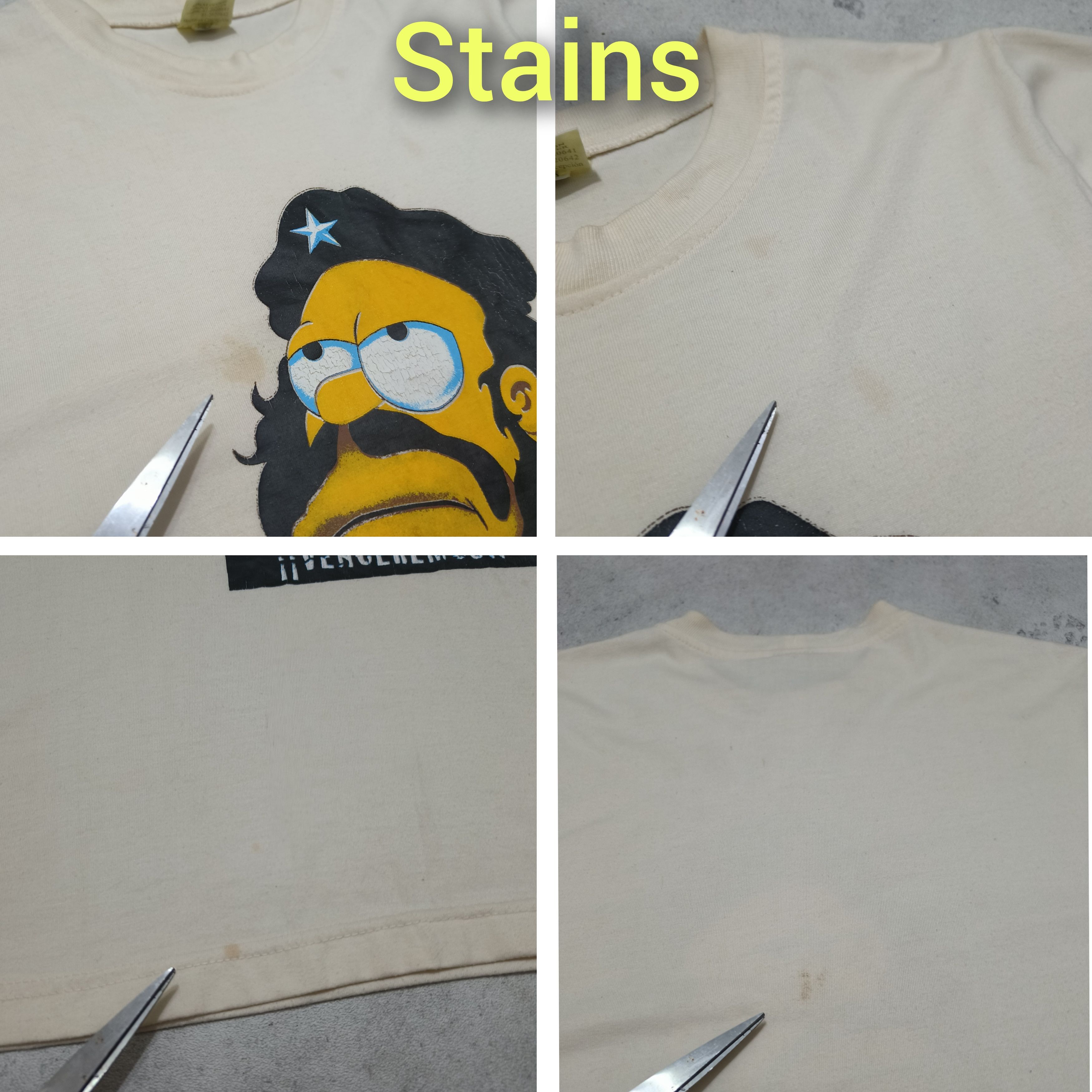 Homer Che "Homero" Guevara Quelle's "Imagen" Homer Simpson TShirt Size US S / EU 44-46 / 1 - 6 Thumbnail
