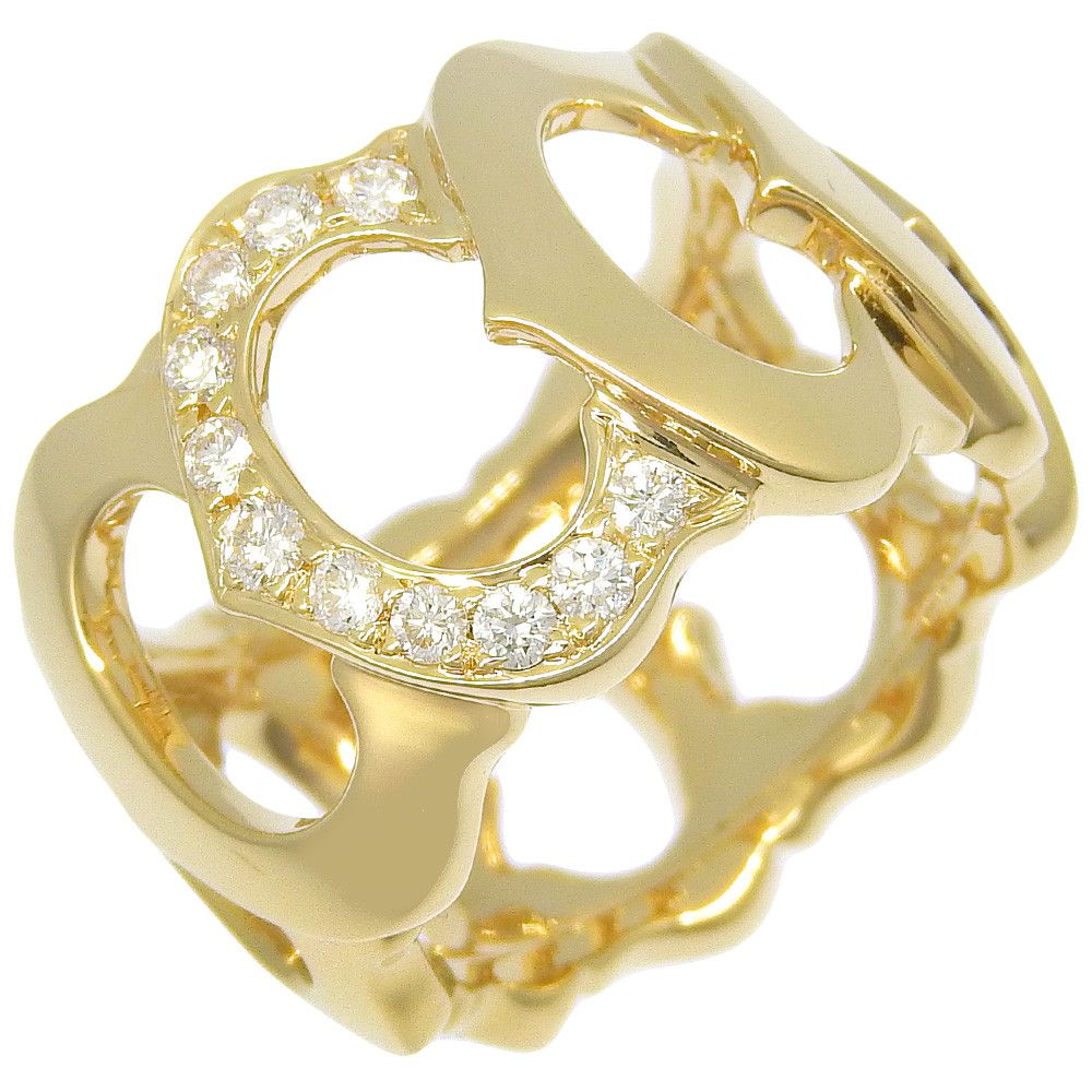 Cartier Cartier Cartier C de Cartier Au750 Diamond Ring Size 9.5 Metal Ring Size ONE SIZE - 1 Thumbnail