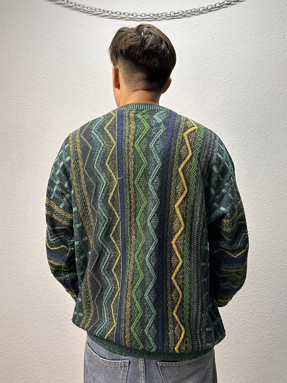 Carlo Colucci Vintage Multicolour Carlo Colucci Knit Sweater Coogi Canada Size US L / EU 52-54 / 3 - 9 Thumbnail