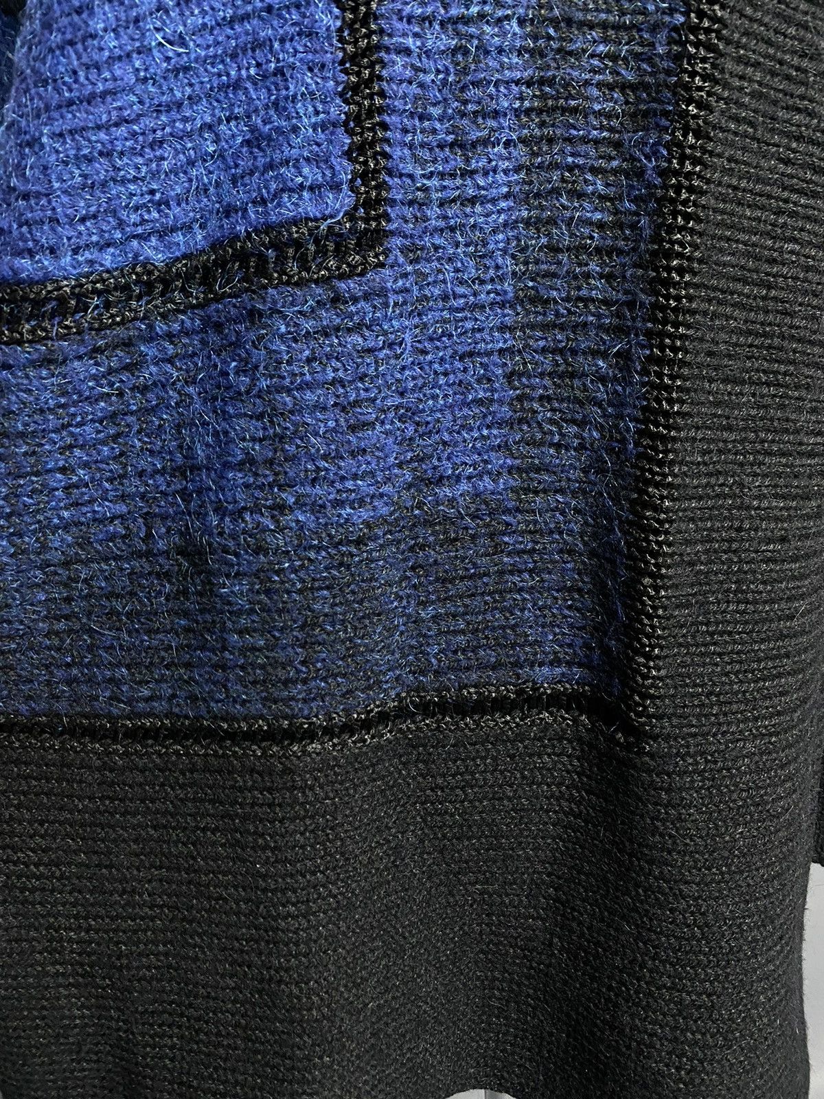 Sarah Pacini Sarah Pacini Alpaca Merino Sweater Colorblock Oversized Knit Size ONE SIZE - 10 Thumbnail