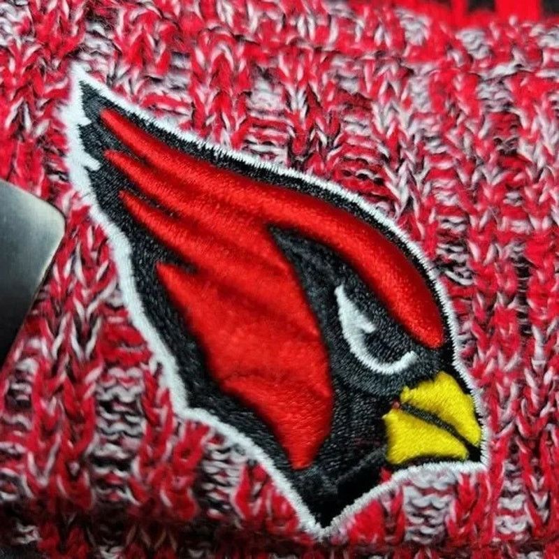 Other NWT Arizona Cardinals All Over Heather Beanie Fleece Lined Size ONE SIZE - 2 Thumbnail