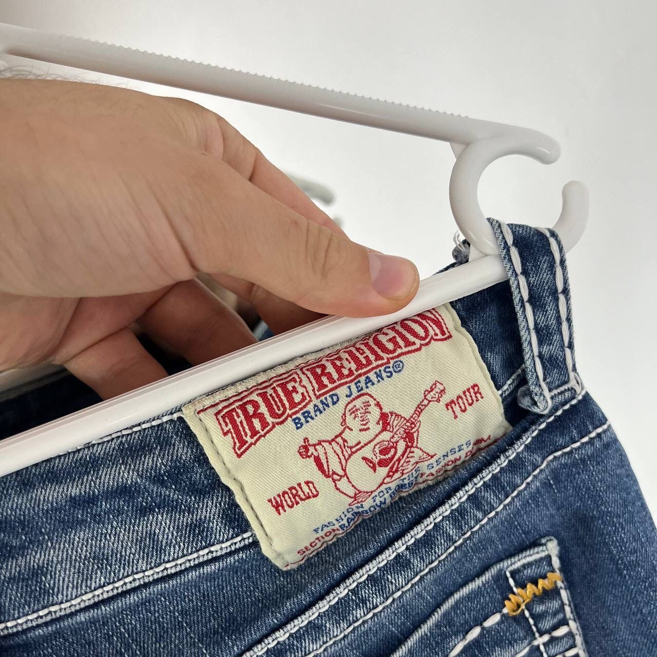 True Religion Y2k Vintage Denim True Religion Pants Distressed Japanese Size 30" / US 8 / IT 44 - 4 Thumbnail