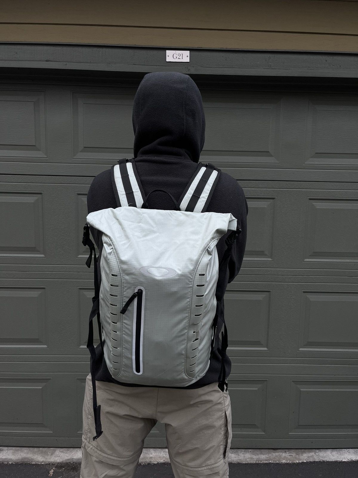 Oakley × Vintage Vintage Oakley Tech Backpack Japan Gropcore Style Y2K Size ONE SIZE - 5 Thumbnail