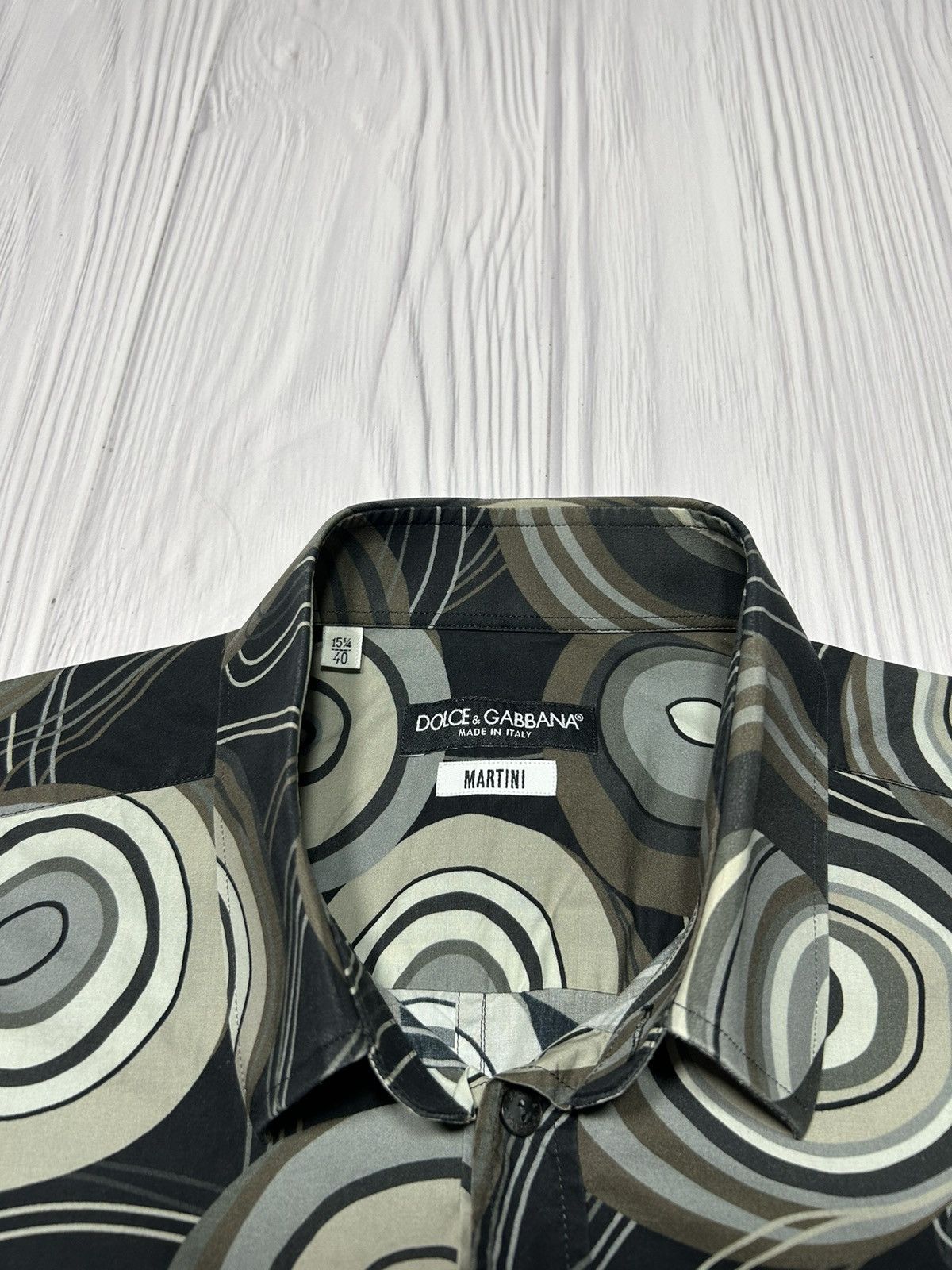 Dolce & Gabbana Rare Dolce Gabbana Martini Colored Shirt Size 15 3/4 - 40 Size US M / EU 48-50 / 2 - 9 Thumbnail