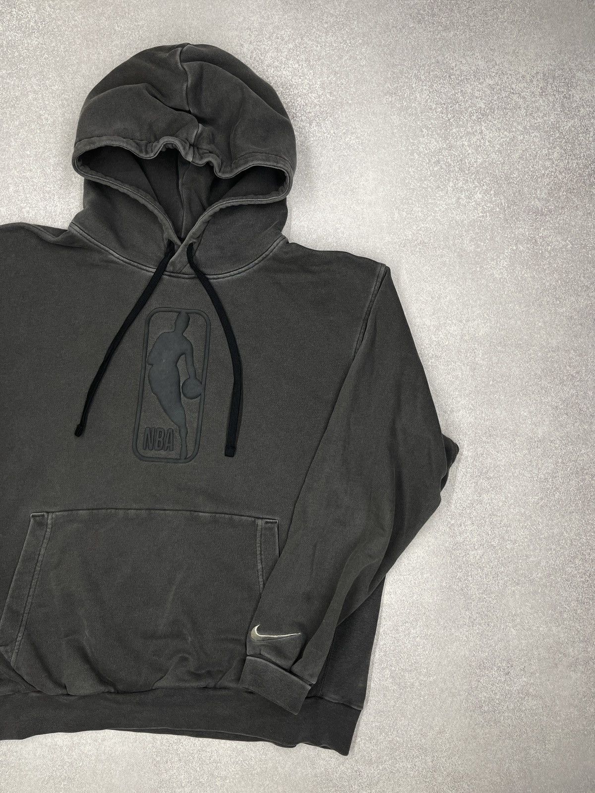 Nike Mens Nike NBA Team 31 Courtside Hoodie Grey Faded Tech Acg Size US L / EU 52-54 / 3 - 3 Thumbnail