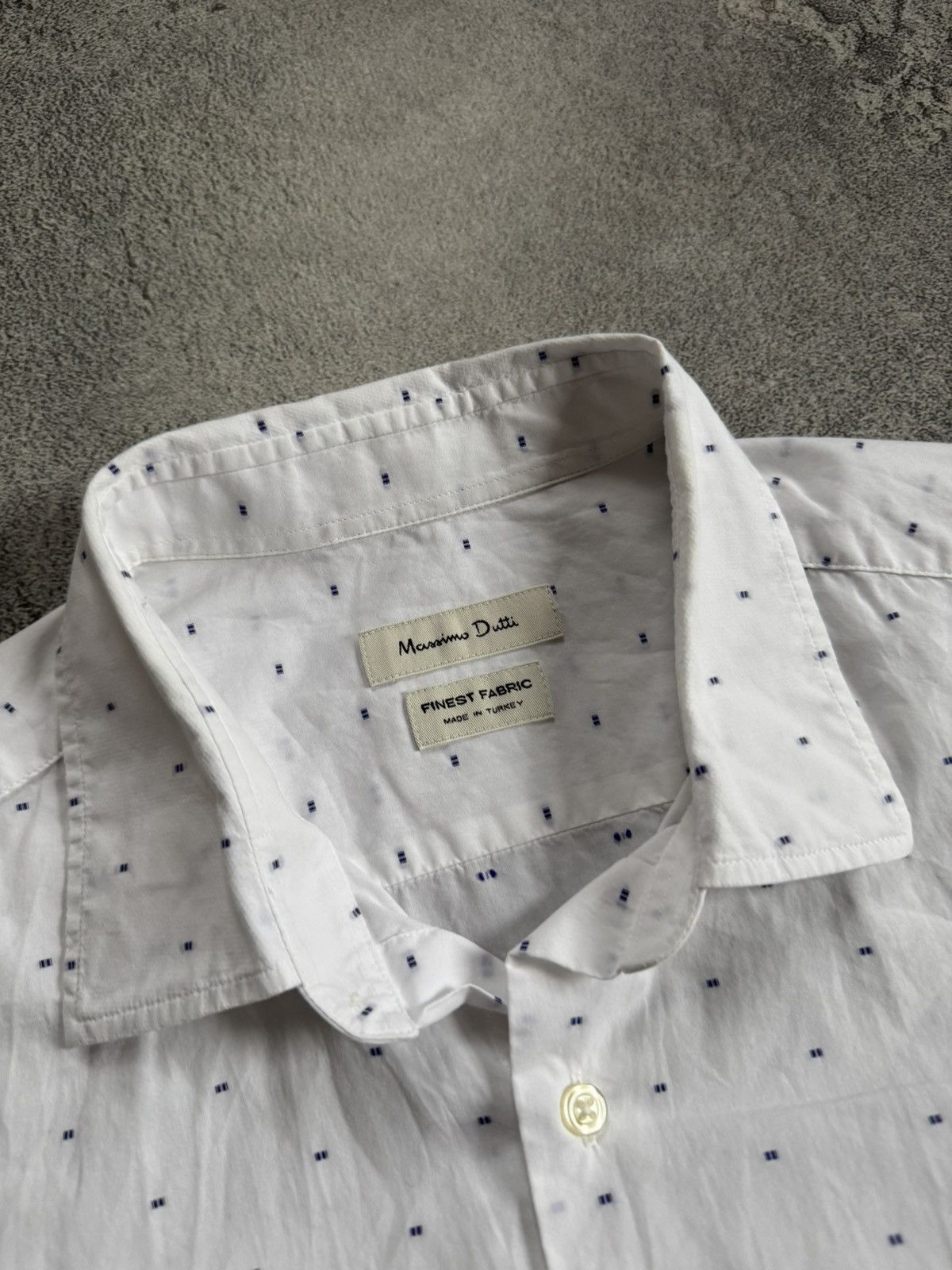 Massimo Dutti Massimo Dutti L printed dotted shirts button up long sleeve Size US L / EU 52-54 / 3 - 7 Thumbnail