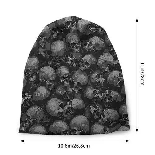 Japanese Brand × Vintage Grunge Skulls Skullies Beanies Caps Size ONE SIZE - 4 Thumbnail