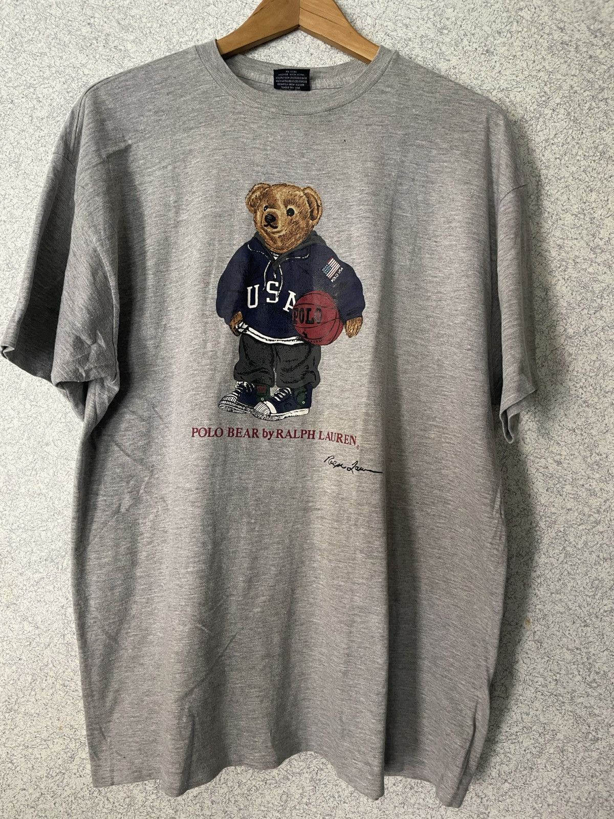 Polo Ralph Lauren × Vintage Polo bear vintage Size US L / EU 52-54 / 3 - 2 Thumbnail