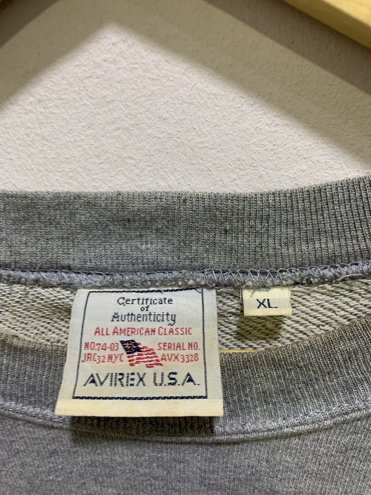Avirex Vintage Avirex Usa Logo Sweatshirt Army military Y2K Size US XL / EU 56 / 4 - 4 Thumbnail