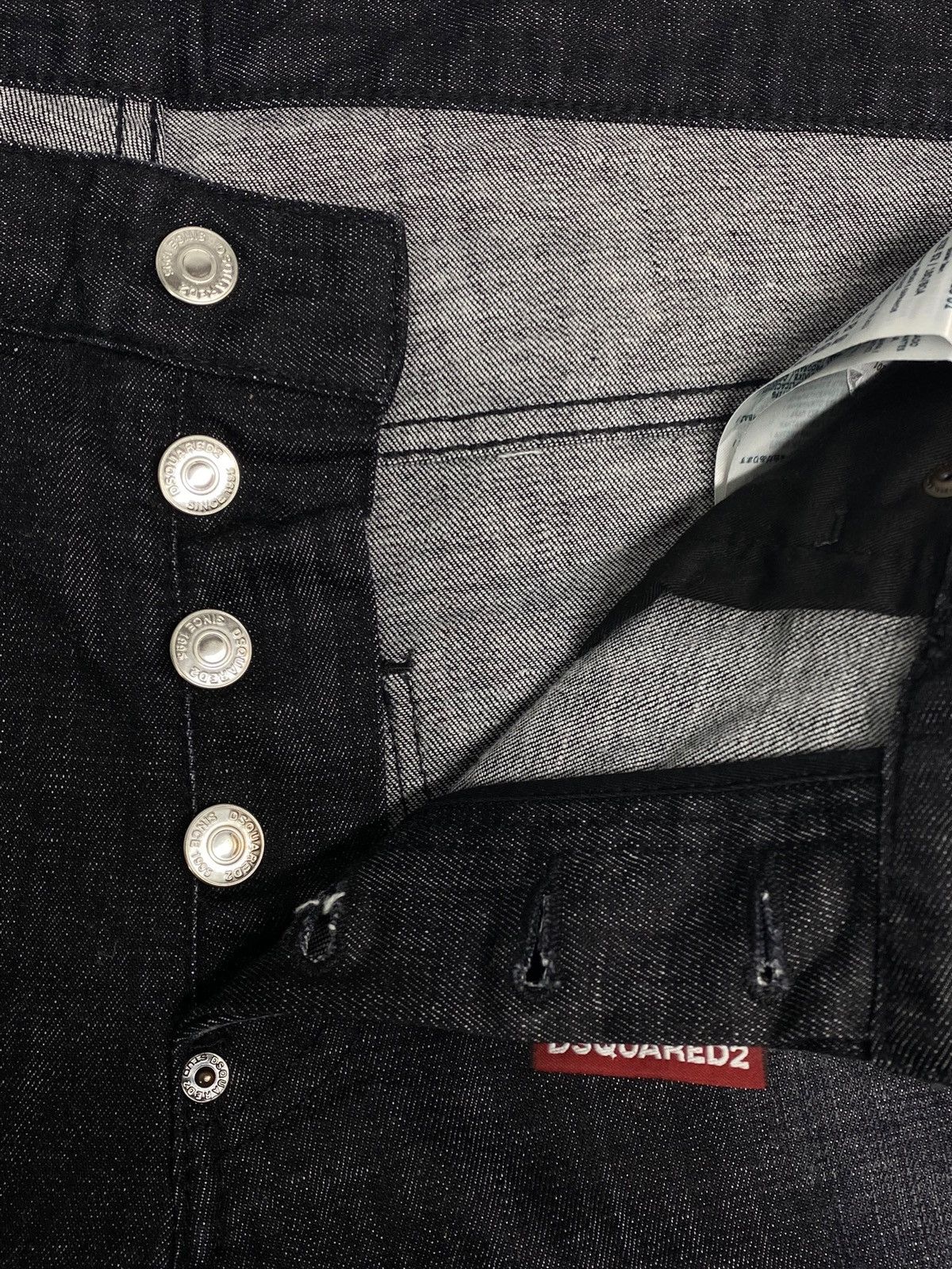 Dsquared2 🔥 DSQUARED2 BLACK WASHED JEANS SLIM TAPERED Y2K VIBES Size US 40 / EU 56 - 19 Thumbnail