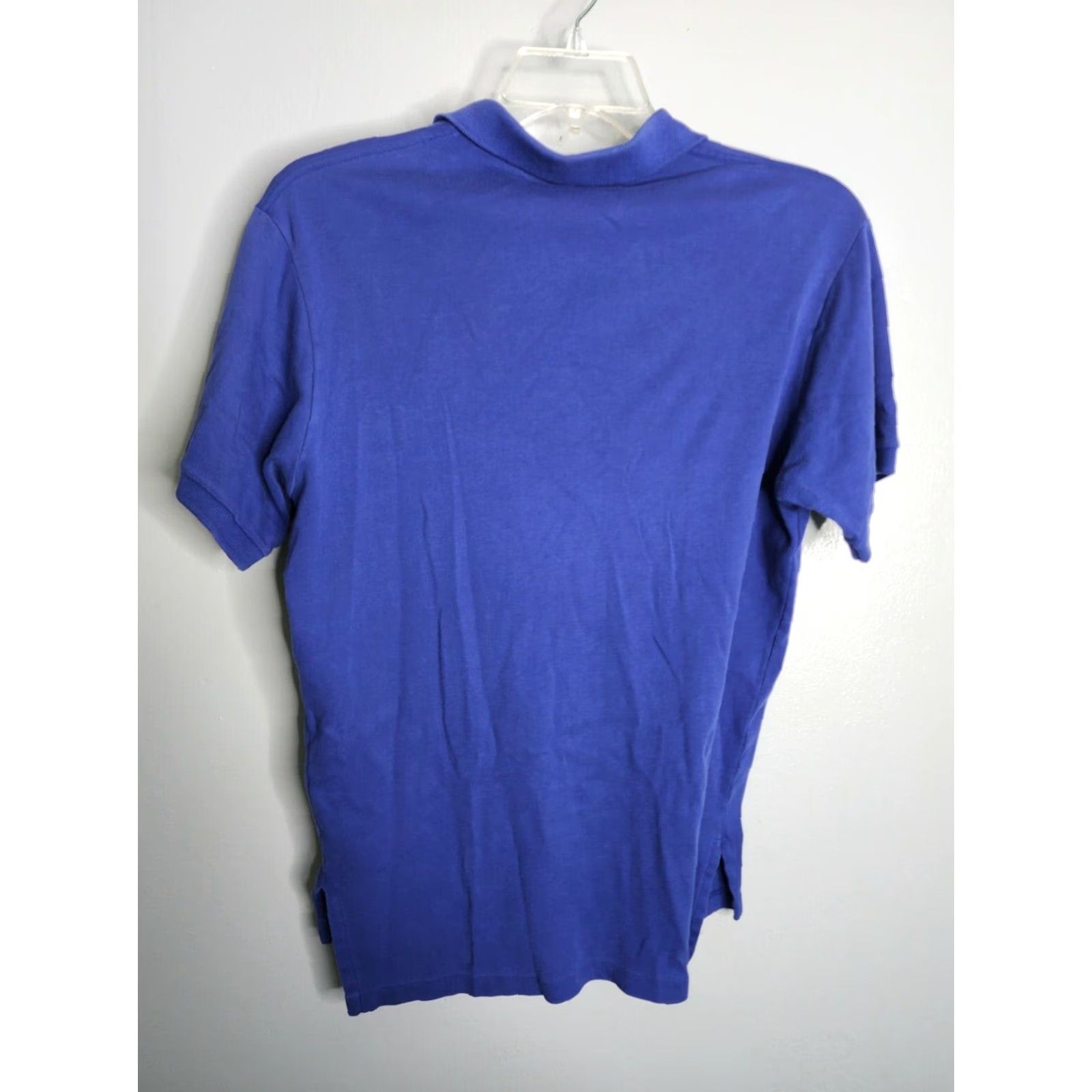 Ralph Lauren VINTAGE Ralph Lauren Polo Shirt Short Sleeve Mens L Blue 100% Cotton Logo Embroidered USA Golf Distressed Size US L / EU 52-54 / 3 - 2 Thumbnail