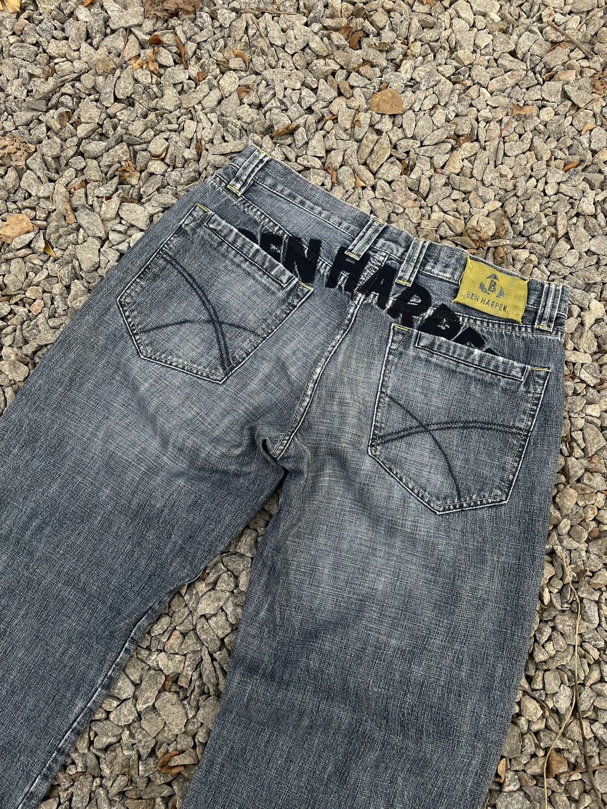 Vintage Ben Harper Vintage Rap RARE Jeans Rap Style Y2K 90s Size US 33 - 2 Thumbnail