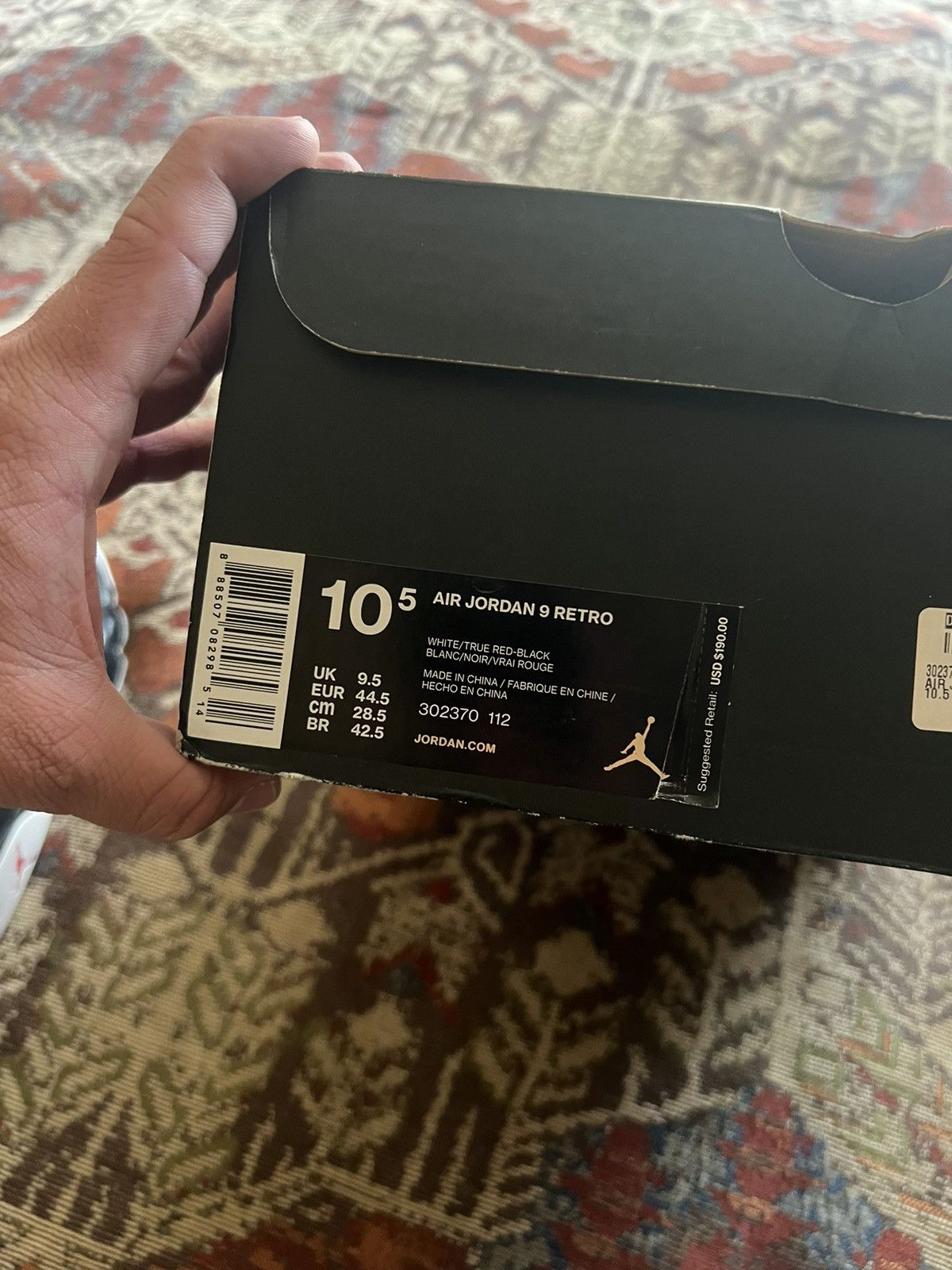Jordan Brand × Nike Jordan 9 Retro “OG” Size US 10.5 / EU 43-44 - 7 Thumbnail