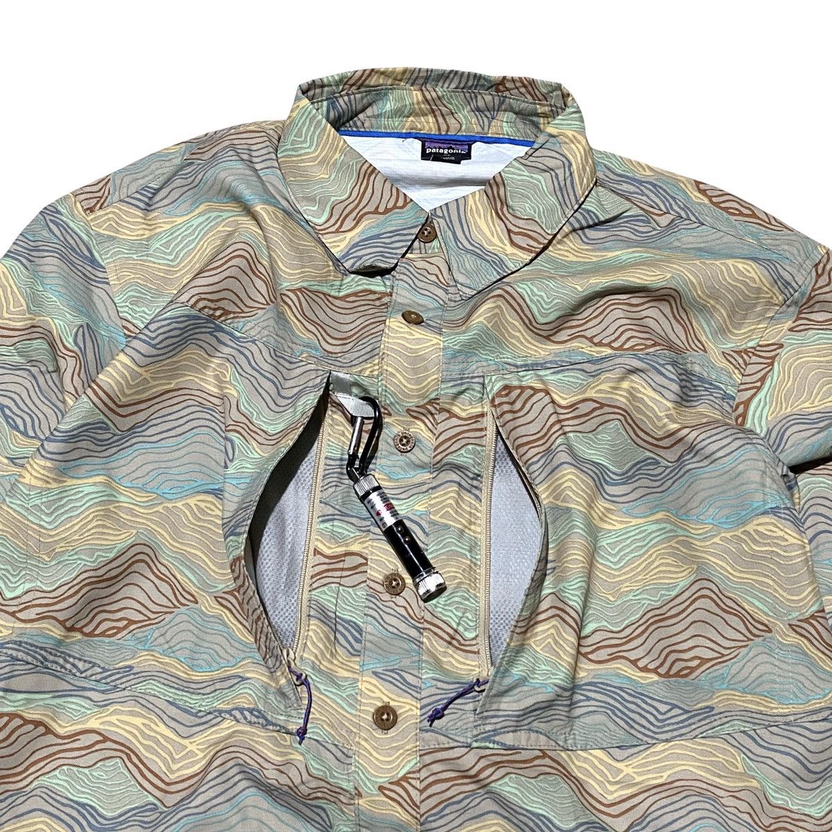 Goretex × Patagonia 🔥RARE🔥 Patagonia camisa sol patrol camo shirt Size US S / EU 44-46 / 1 - 3 Thumbnail