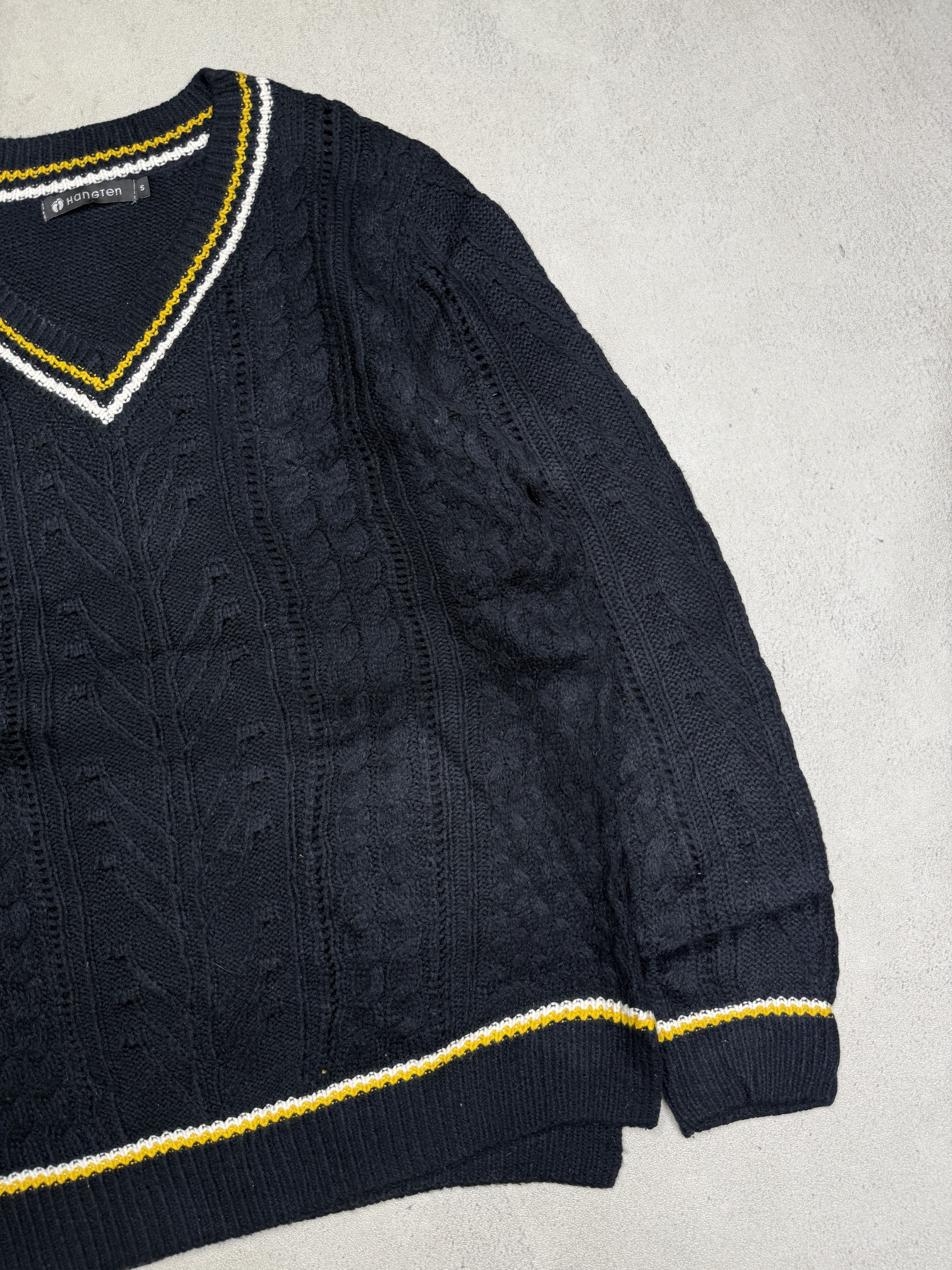 Hang Ten Vintage Hang Ten Cable Knit Cricket Sweater Size US S / EU 44-46 / 1 - 3 Thumbnail
