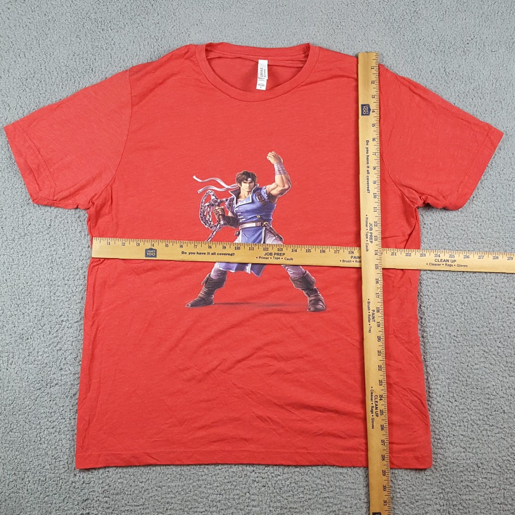 Hunter VINTAGE Canvas Castlevania Richter Vampire Hunter XL T-Shirt Video Game Retro 90s Mens Red Size US XL / EU 56 / 4 - 7 Thumbnail