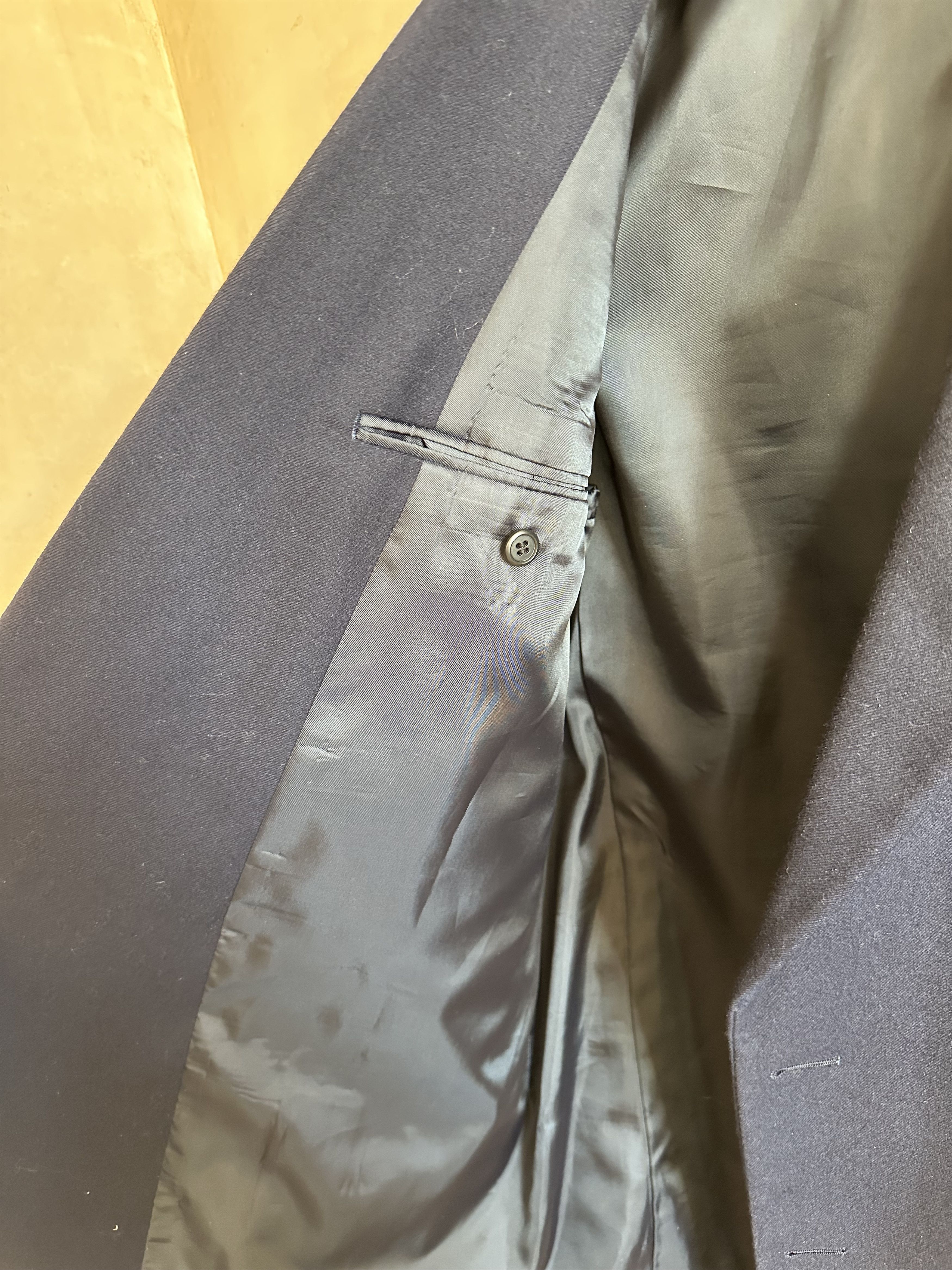 Yohji Yamamoto Yohji Yamamoto Navy Double Breasted Wool Jacket AW09 Railway Size US M / EU 48-50 / 2 - 9 Thumbnail