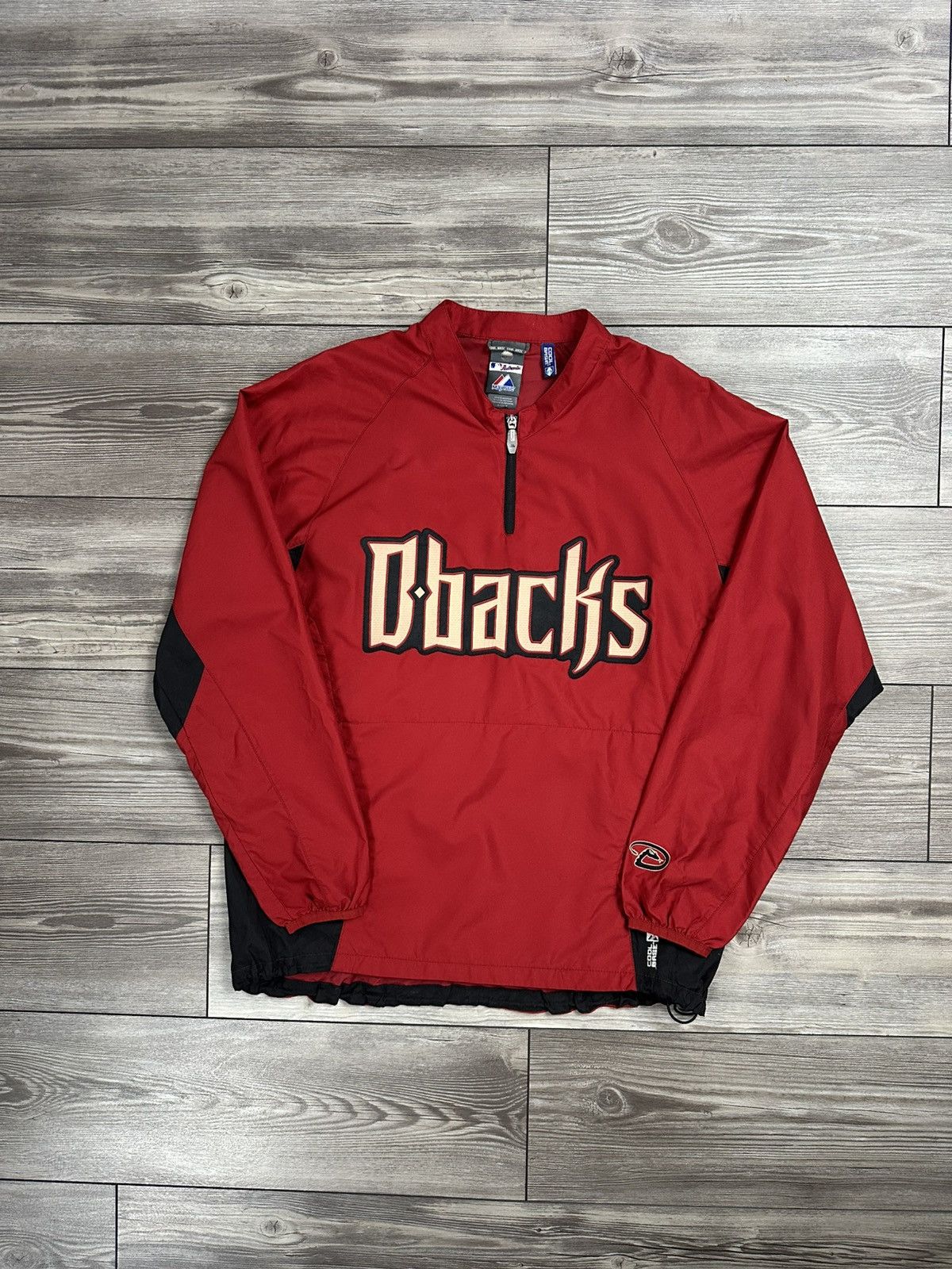 MLB × Vintage Arizona Diamondbacks Majestic Quarter Zip Light Jacket Size US S / EU 44-46 / 1 - 1 Thumbnail