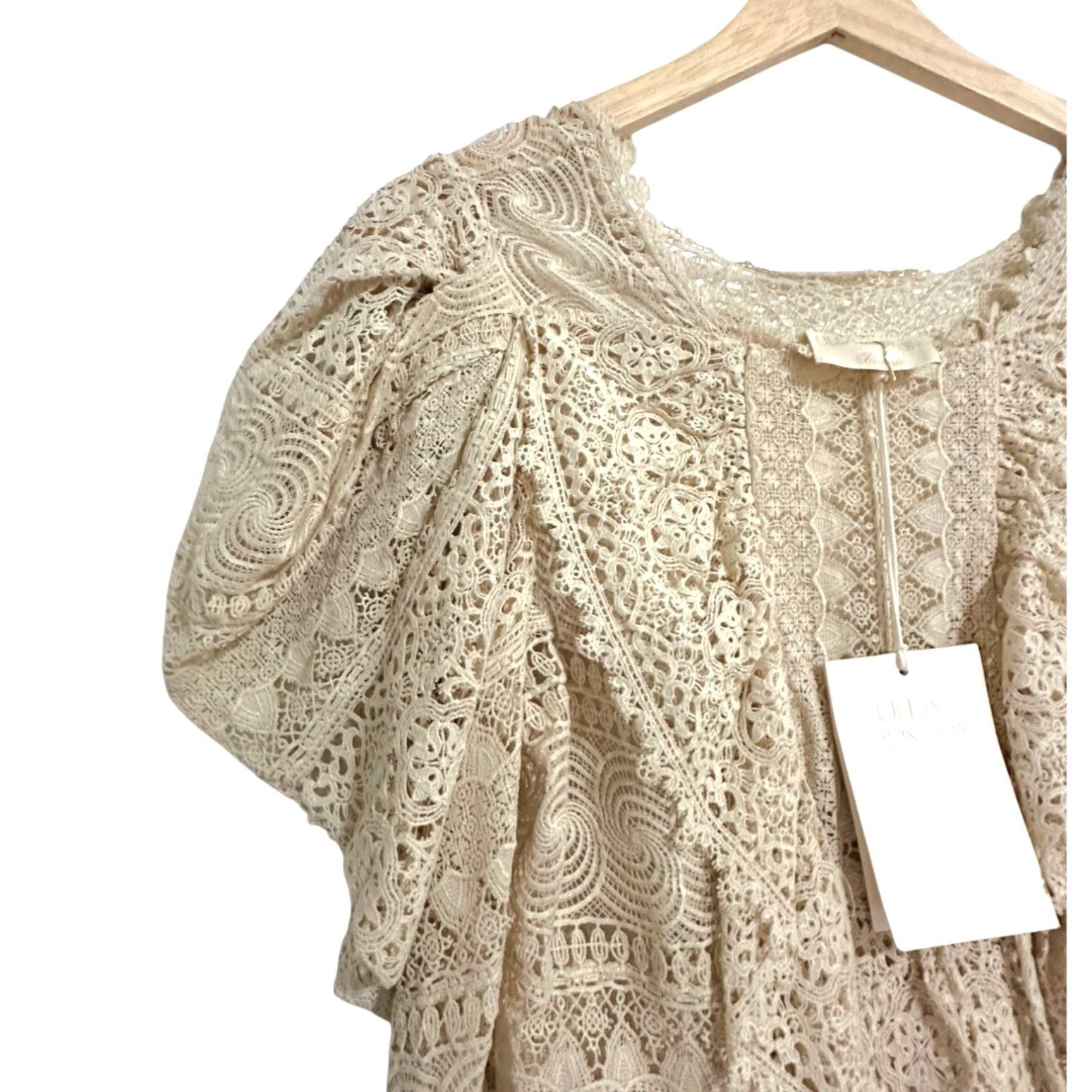 Ulla Johnson Ulla Johnson Eloise Blouse in Pearl, Size 4 New with tag Size S / US 4 / IT 40 - 10 Thumbnail