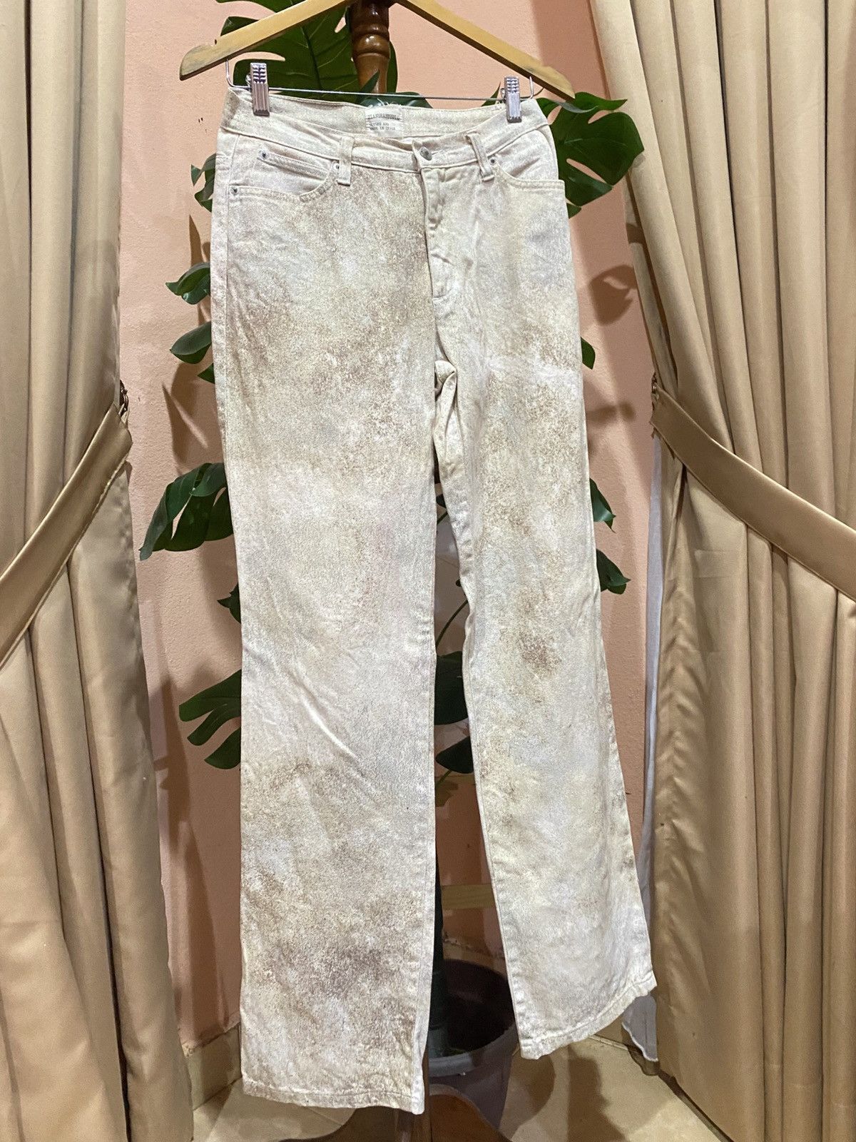 Japanese Brand Vintage Pianurastudio Distressed Sand-Wash Artistic Finish Size 28" / US 6 / IT 42 - 3 Thumbnail