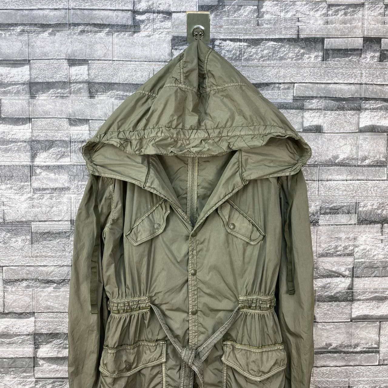 Diesel Black Gold RARE DIESEL WRINKLE NYLON UTILITY PARACHUTE PARKAS Size US L / EU 52-54 / 3 - 14 Thumbnail