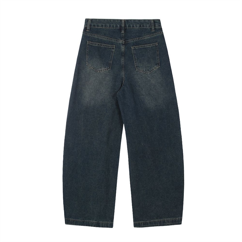 Japanese Brand American style oversize fake two pocket jeans for men Size US 32 / EU 48 - 2 Thumbnail