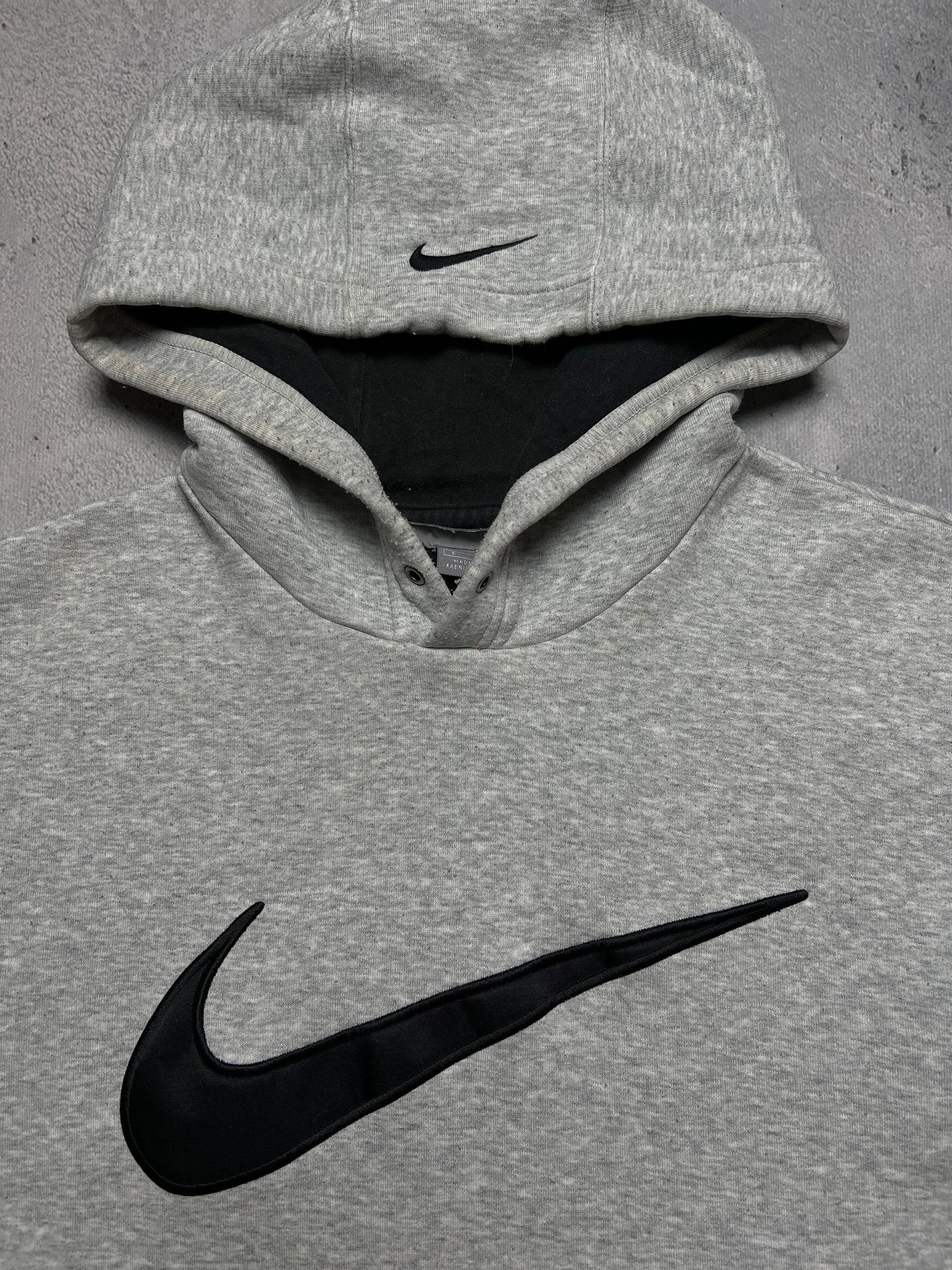 Nike Nike boxy fit vintage hoodie center swoosh logo spellout y2k Size US S / EU 44-46 / 1 - 10 Thumbnail