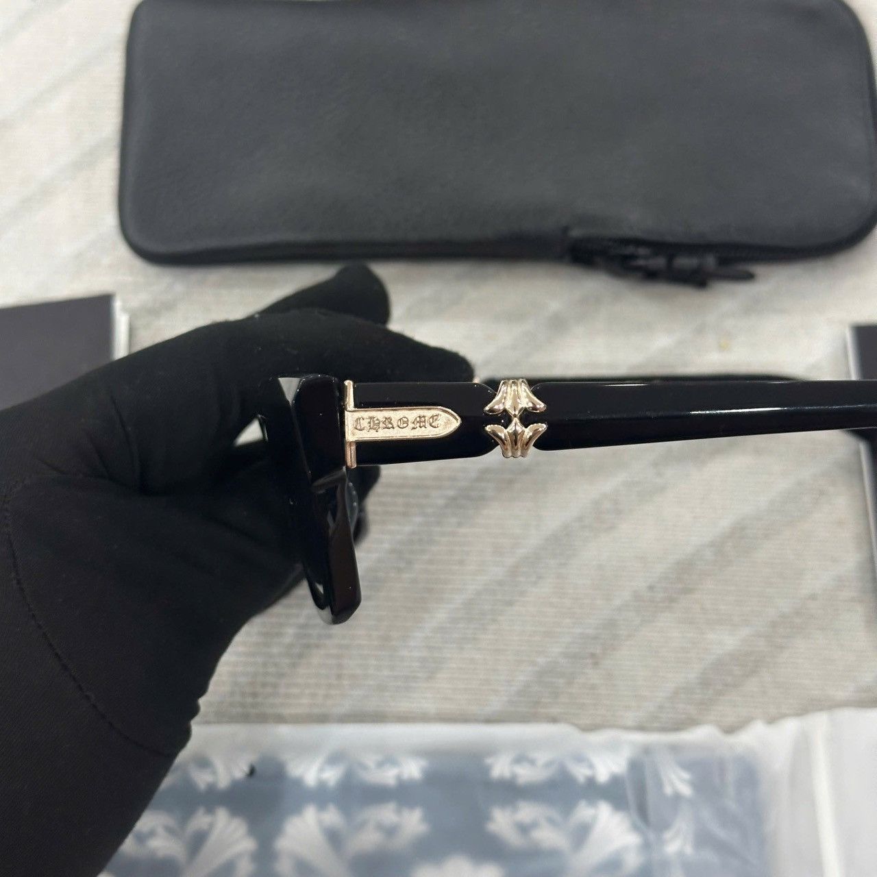 Chrome Hearts CHROME HEARTS CLITERALLY Black-18KGP Size ONE SIZE - 6 Thumbnail