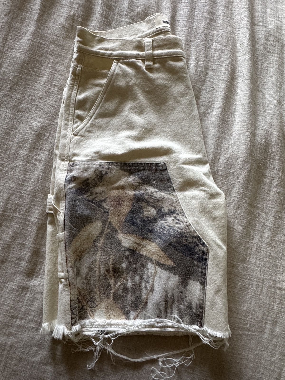 Metalwood Studio Metalwood Studio x SSENSE Cut Off Carpenter Short - 30 NWT Size US 30 / EU 46 - 2 Thumbnail