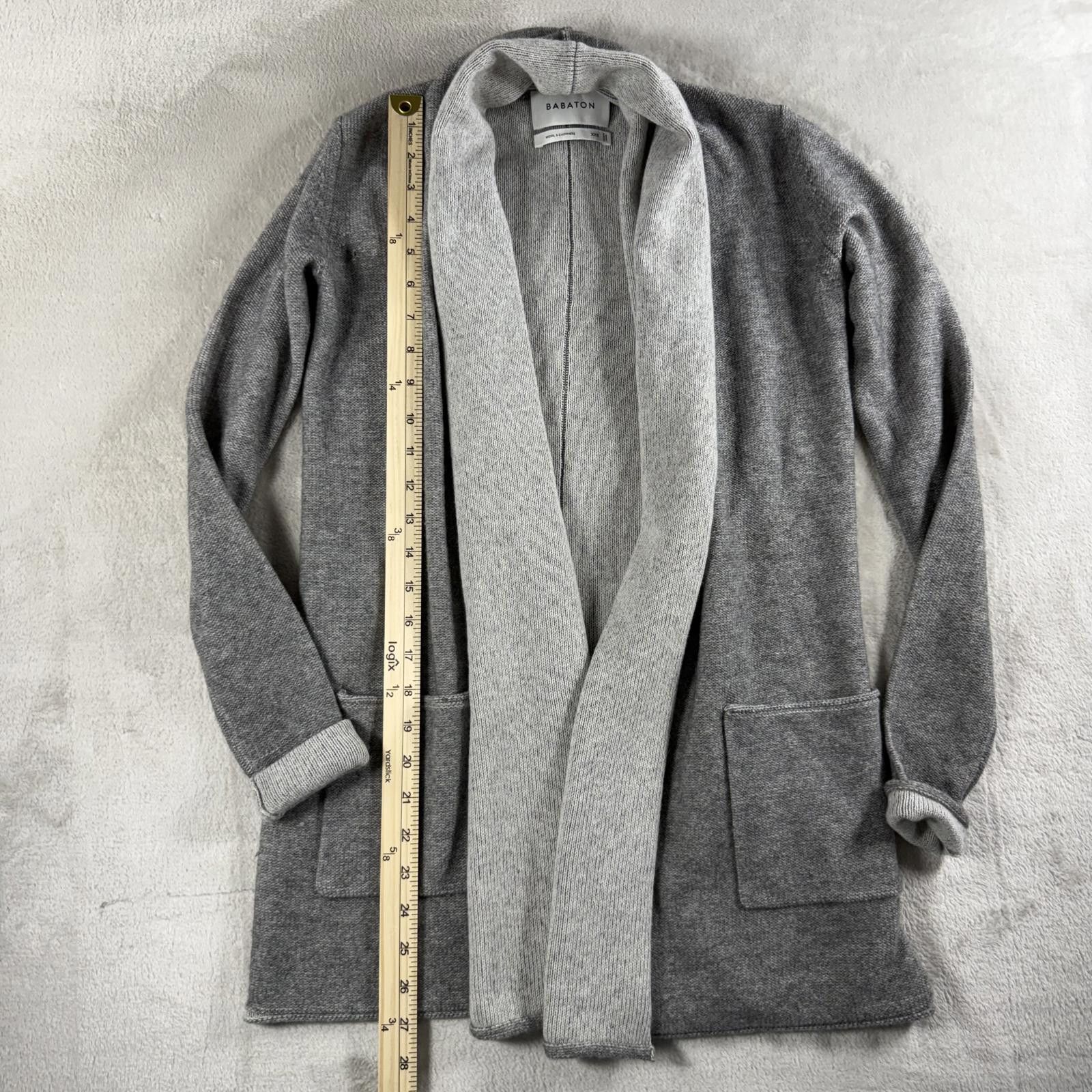 Aritzia Babaton Cardigan Women's XXS Grey Wool & Cashmere Size XXS / US 00 / IT 34 - 7 Thumbnail