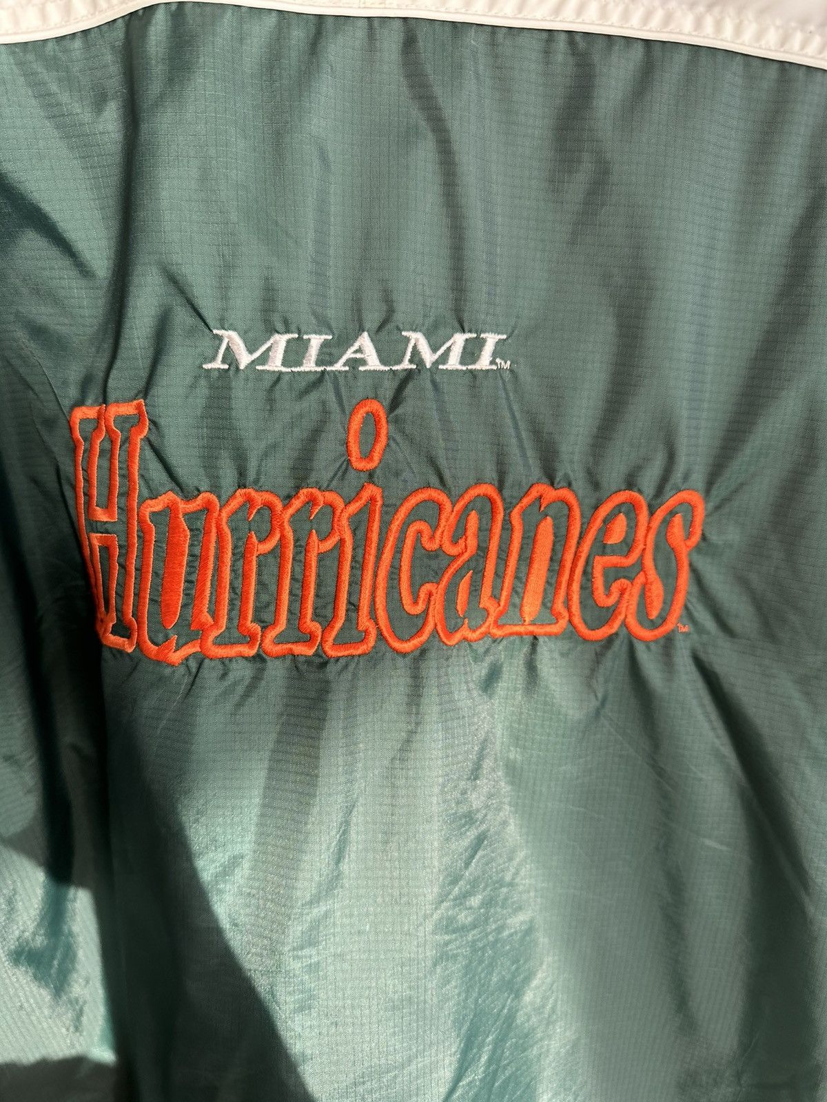 NCAA × Vintage Vintage 90s Miami Hurricanes Jacket Size US XL / EU 56 / 4 - 13 Thumbnail