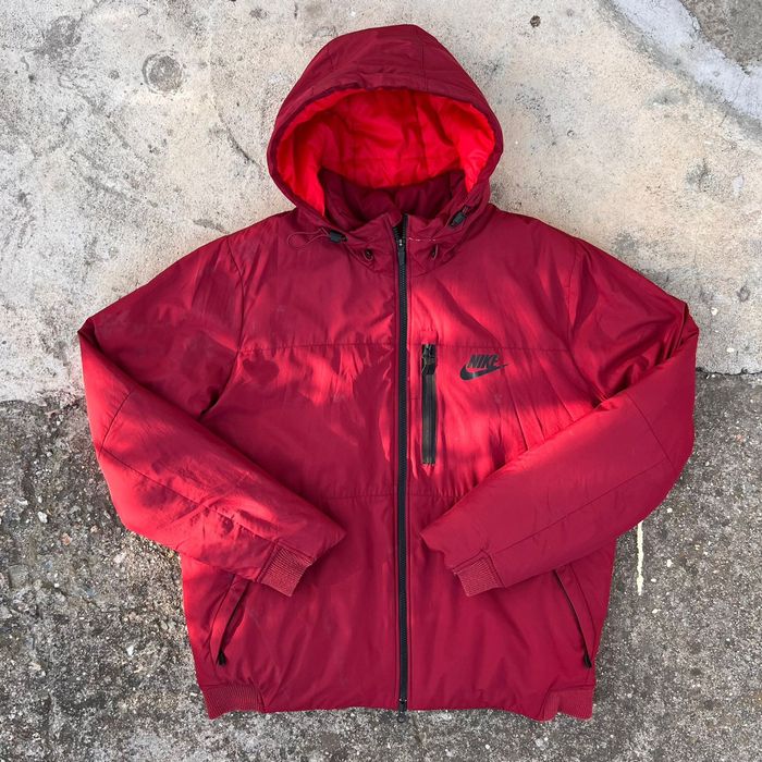 Nike down fill jacket 2024 burgundy