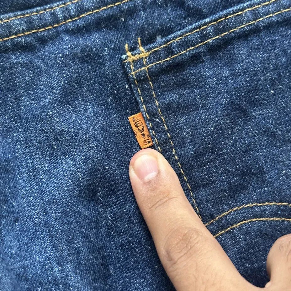 Levi's Vintage 70s Levi's 646 Flared Bellbottom Denim Jeans Size US 40 / EU 56 - 3 Thumbnail