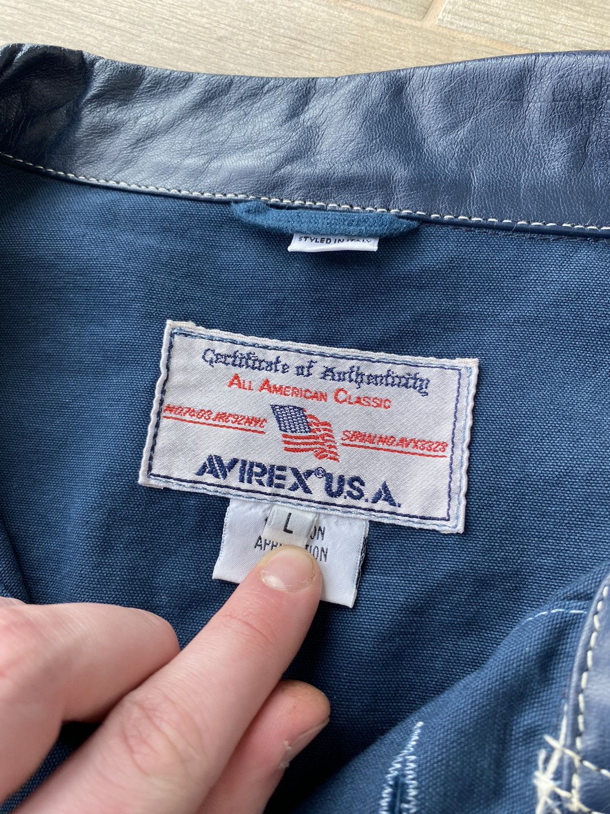 Avirex Avirex Made in USA Bomber Jacket Size US L / EU 52-54 / 3 - 13 Thumbnail