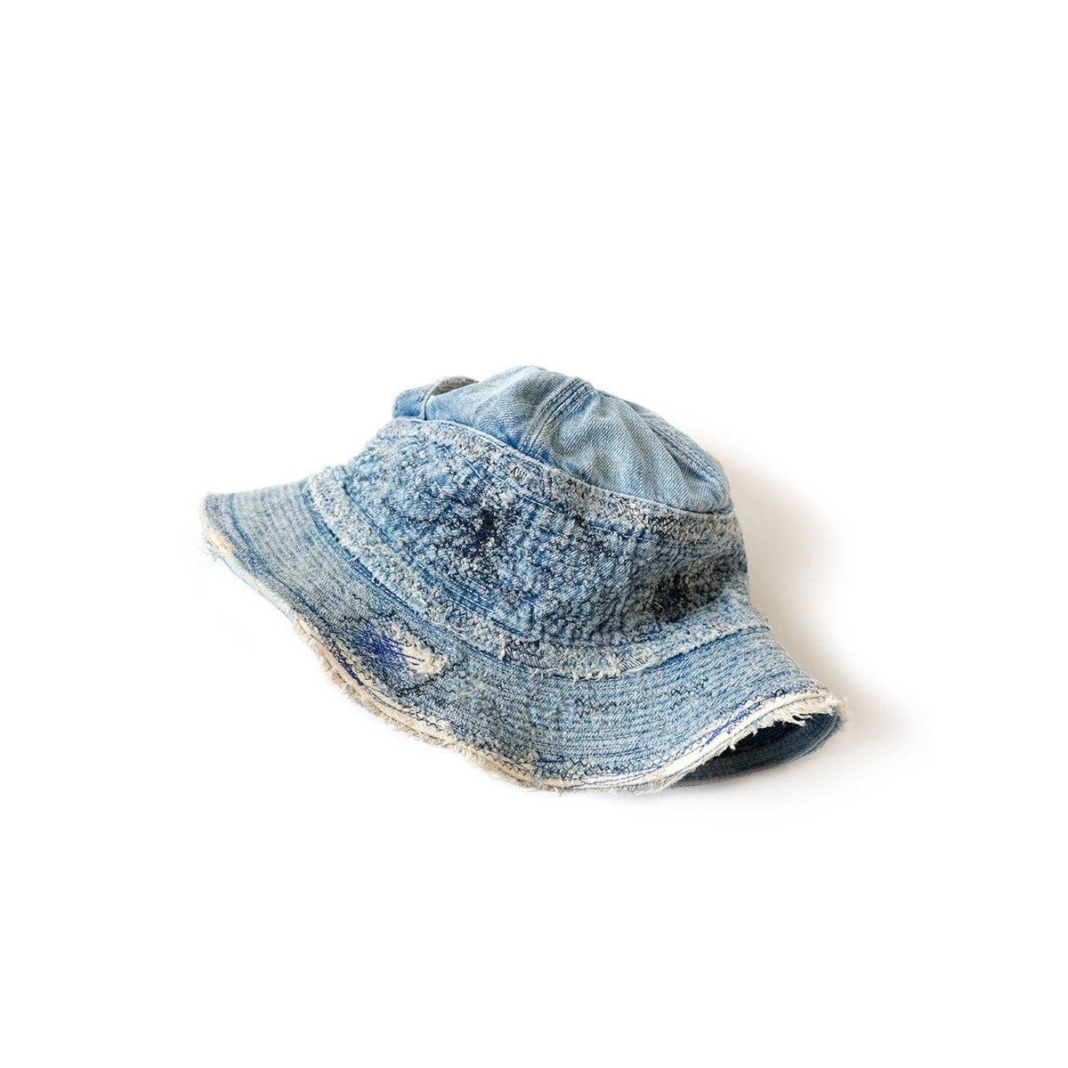 Kapital Kapital 11.5oz denim The Old Man and the Sea HAT cap Size ONE SIZE - 7 Thumbnail