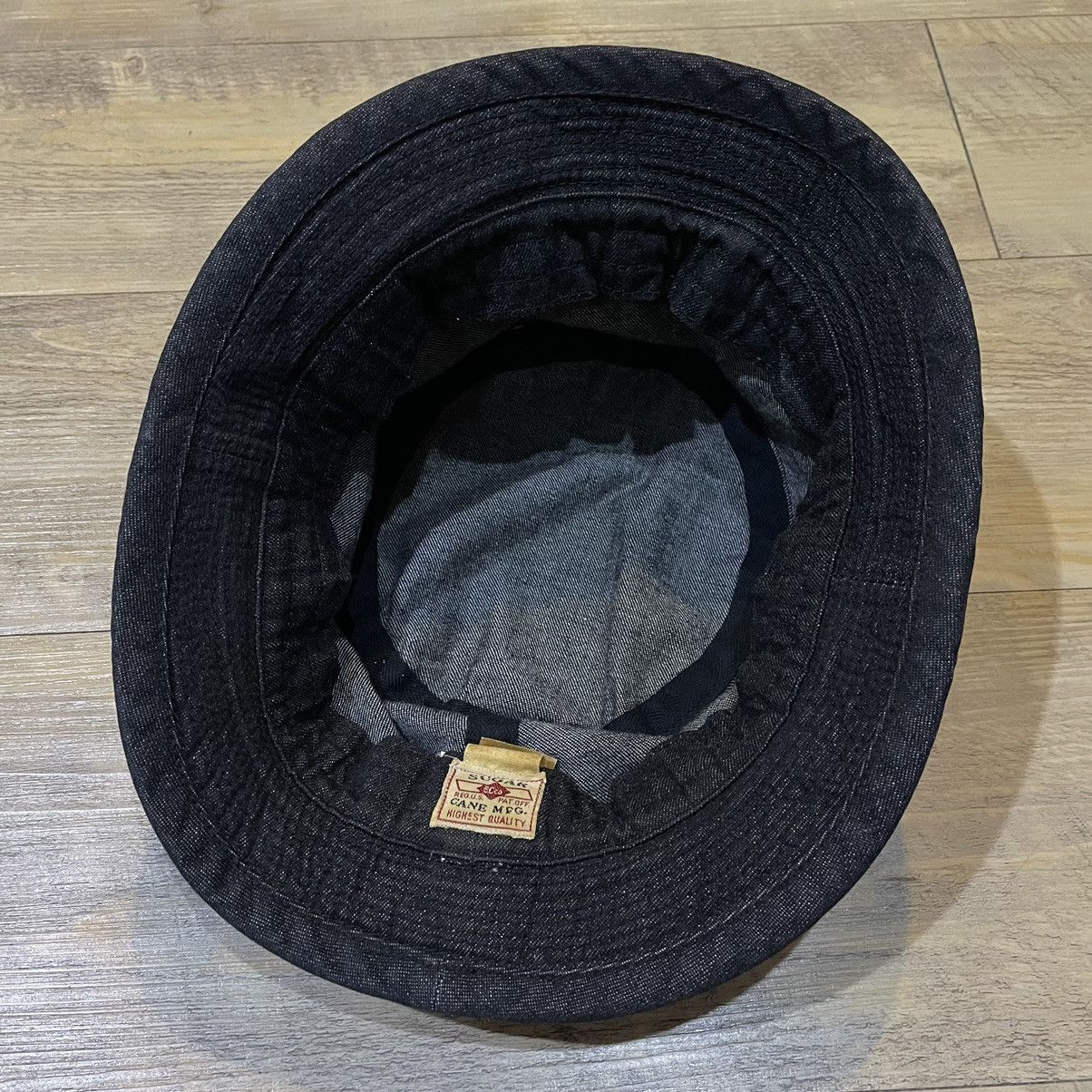 Sugar Cane Sugar cane denim hat Size ONE SIZE - 3 Thumbnail