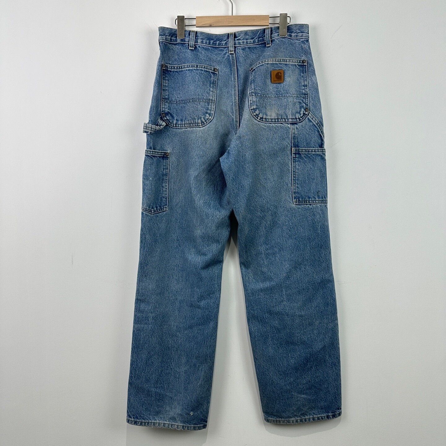 Carhartt Carhartt B73 Washed Distressed Logging Pants Size US 33 - 2 Thumbnail
