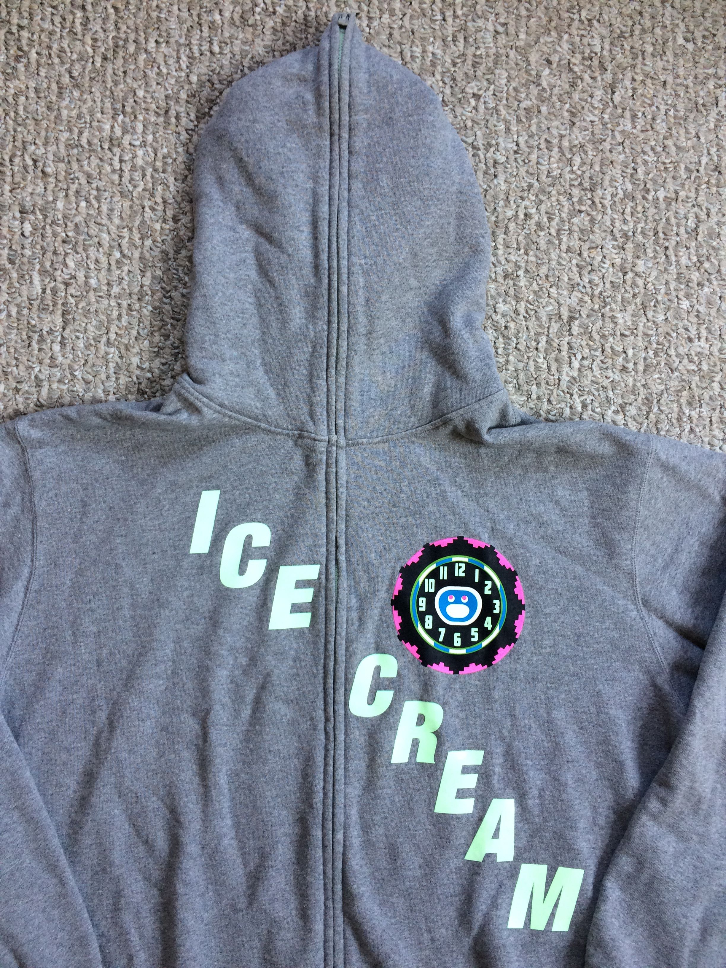 Billionaire Boys Club OG Ice Cream BBC Glow in the Dark Clock Full Zip Hoodie Size US XL / EU 56 / 4 - 2 Thumbnail