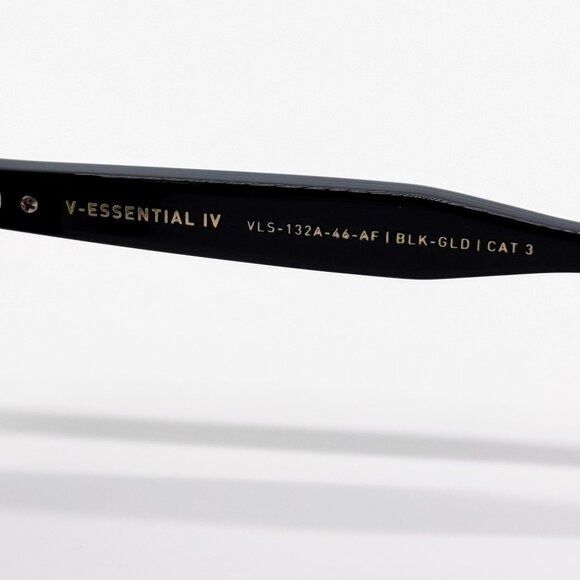 Valentino NEW VALENTINO SUNGLASSES VLS-132A BLACK/GRAY MEN ROUND EYEWE Size ONE SIZE - 7 Thumbnail