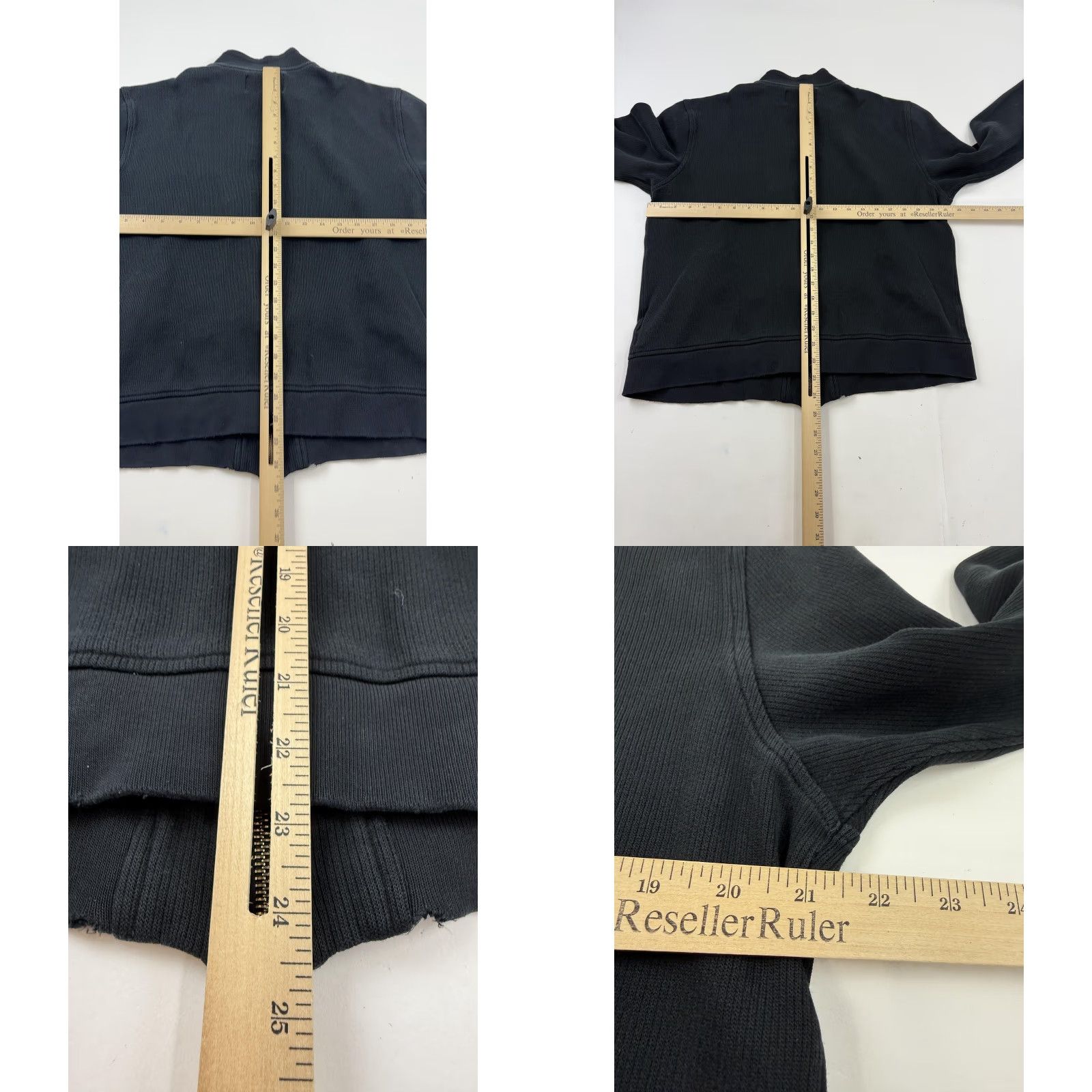 Banana Republic Banana Republic Jacket Mens Large Black Knit Bomber Full Zip Cotton Stand Collar Size US L / EU 52-54 / 3 - 8 Thumbnail
