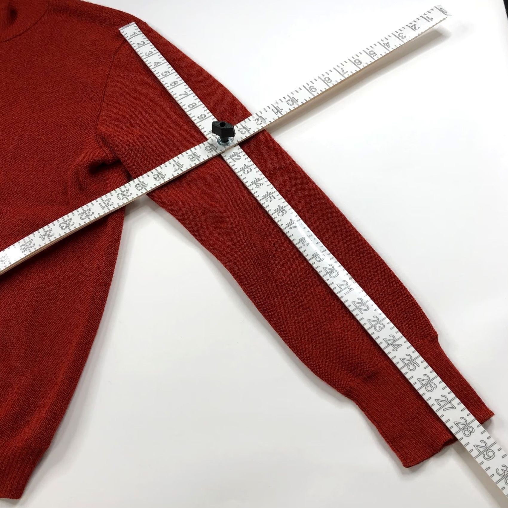 Paul Stuart Paul Stuart Pullover XL 100% Alpaca 1/4 Zip Mock Neck Sweater Orange Men Shirt Size US XL / EU 56 / 4 - 6 Thumbnail